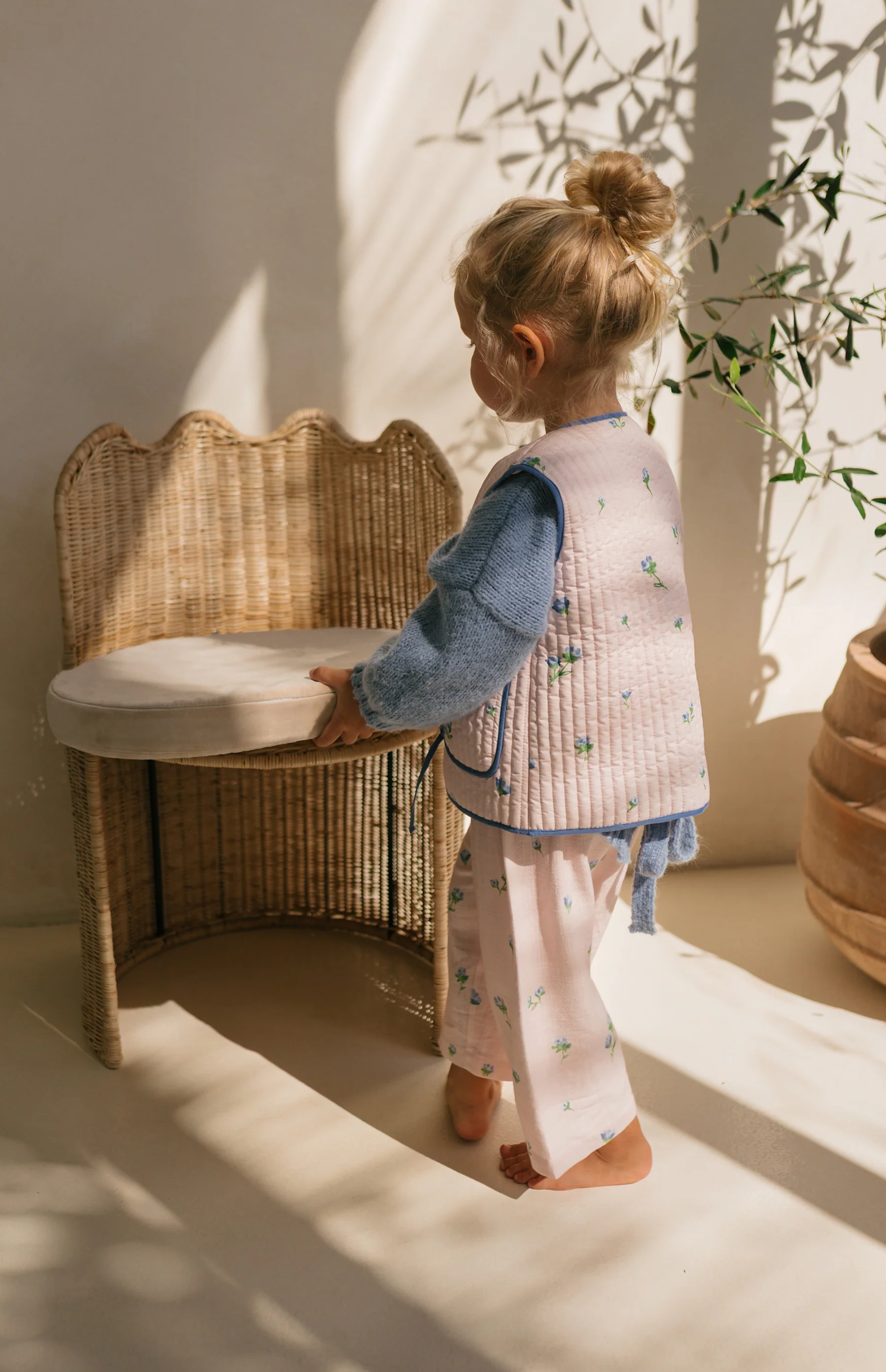 AGNES TIE BACK KNIT - BLUE - Image 8