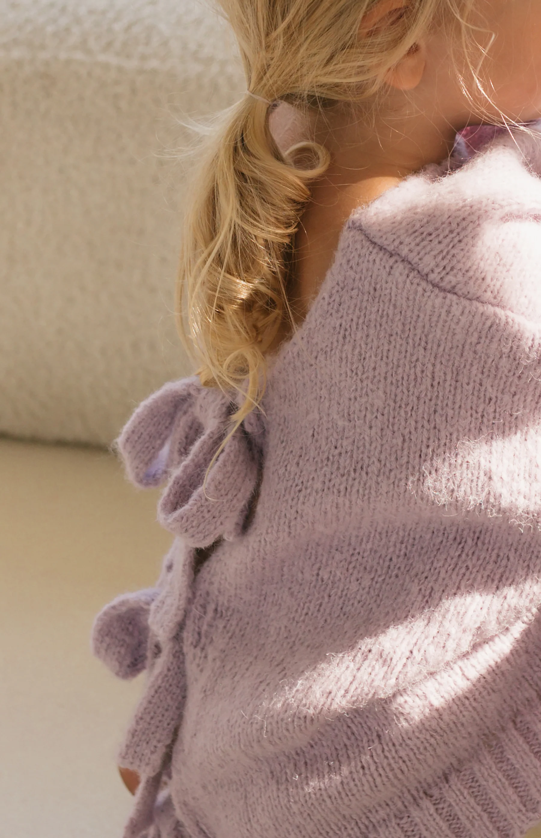 AGNES TIE BACK KNIT - LILAC - Image 8