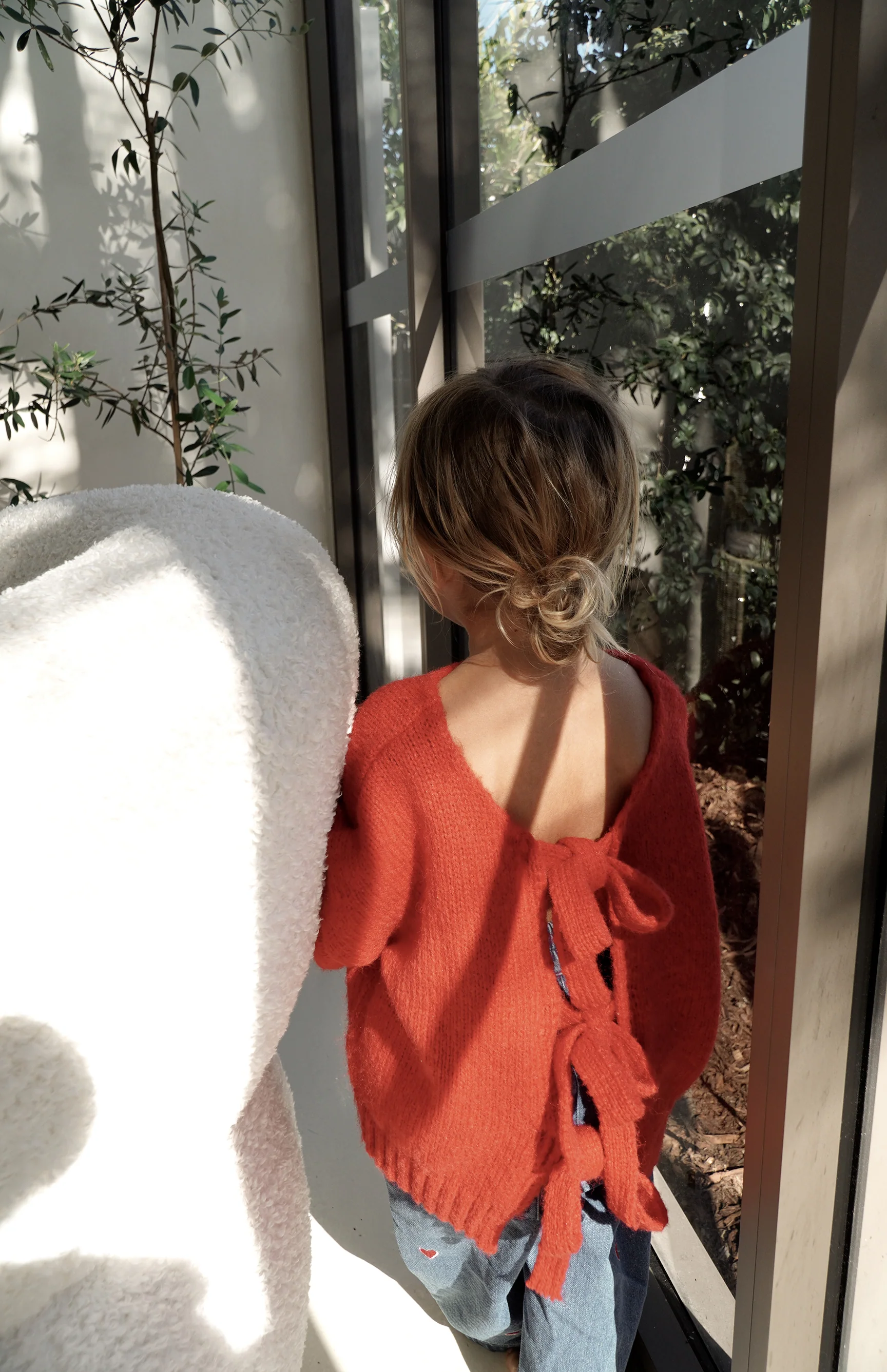AGNES TIE BACK KNIT - RED - Image 12