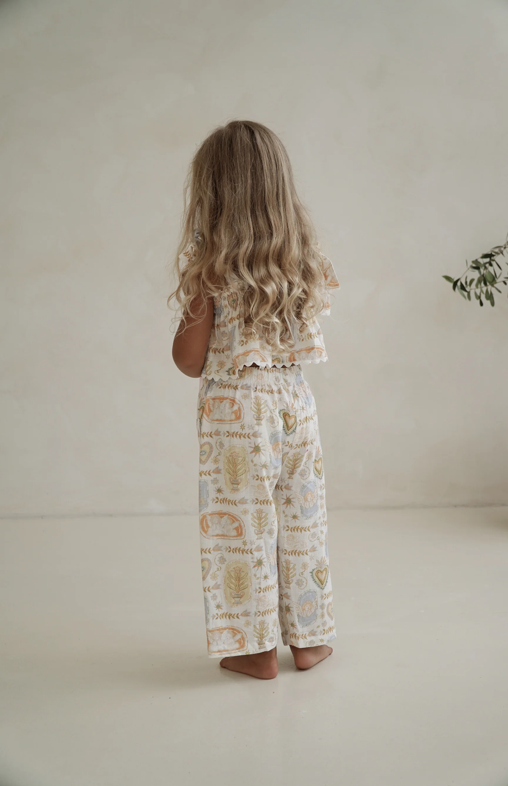 AMORETTE RIC RAC CROP & PANT SET - Image 4