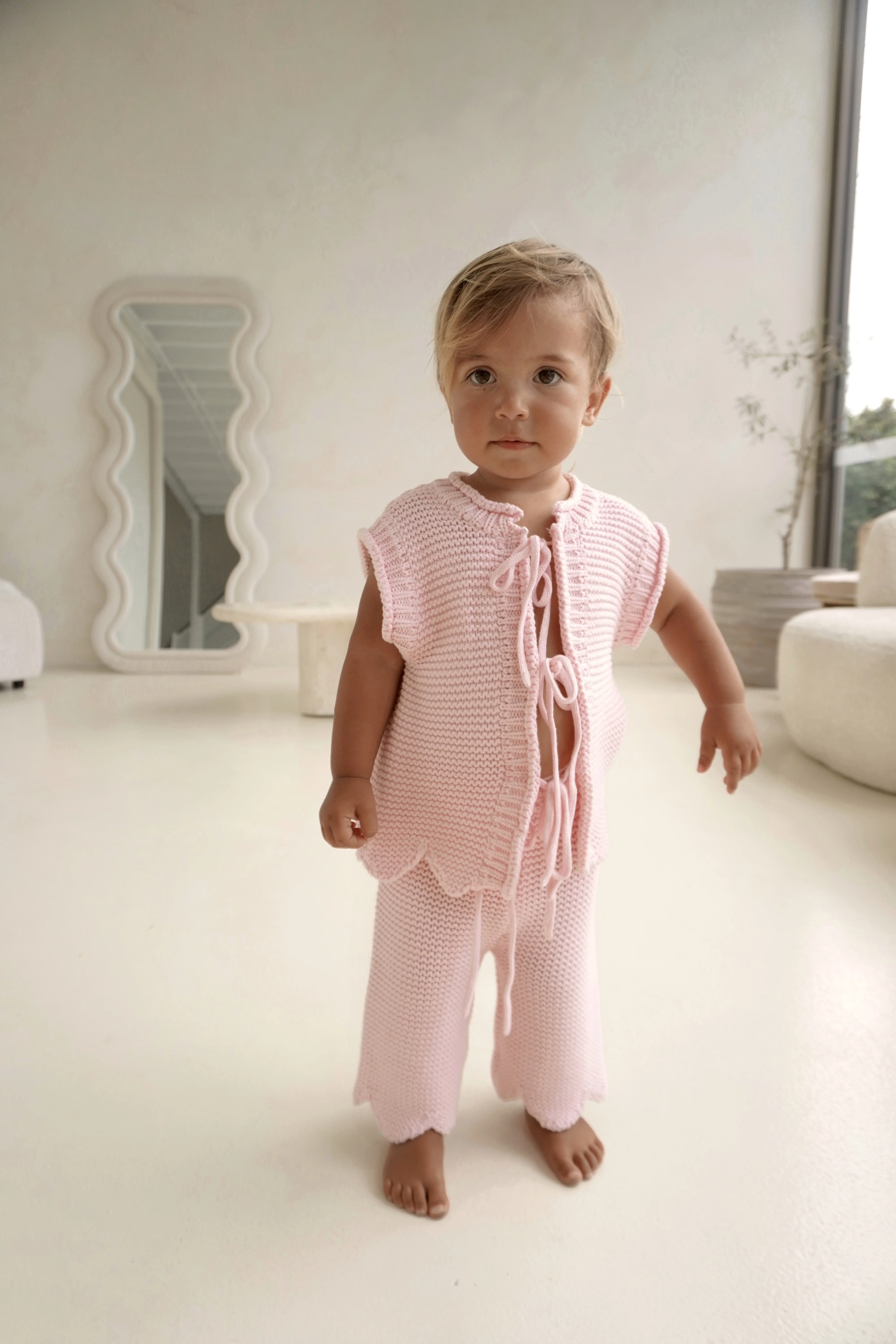 AUDREY KNIT PANT - PINK - Image 2