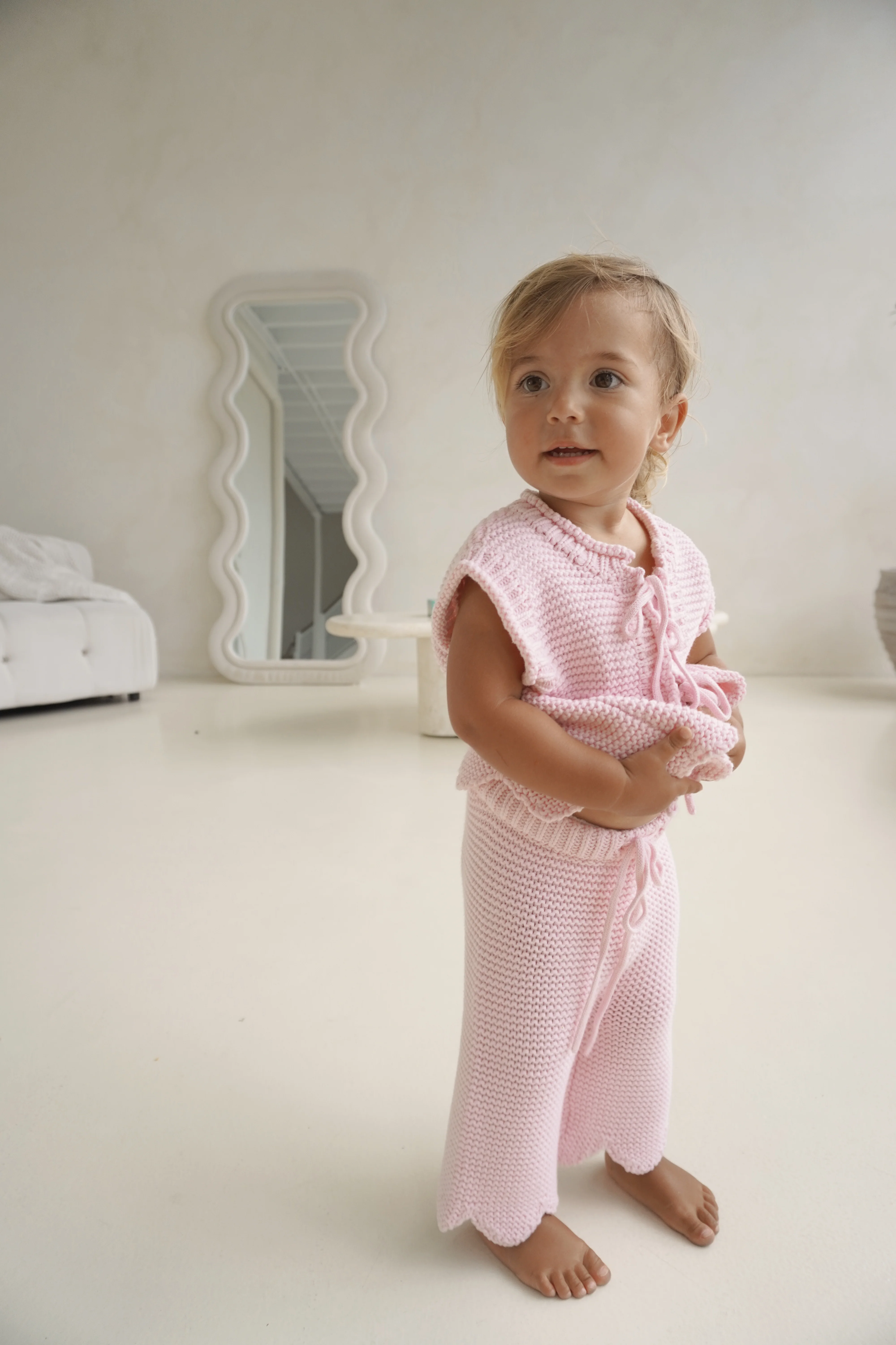 AUDREY KNIT PANT - PINK - Image 4