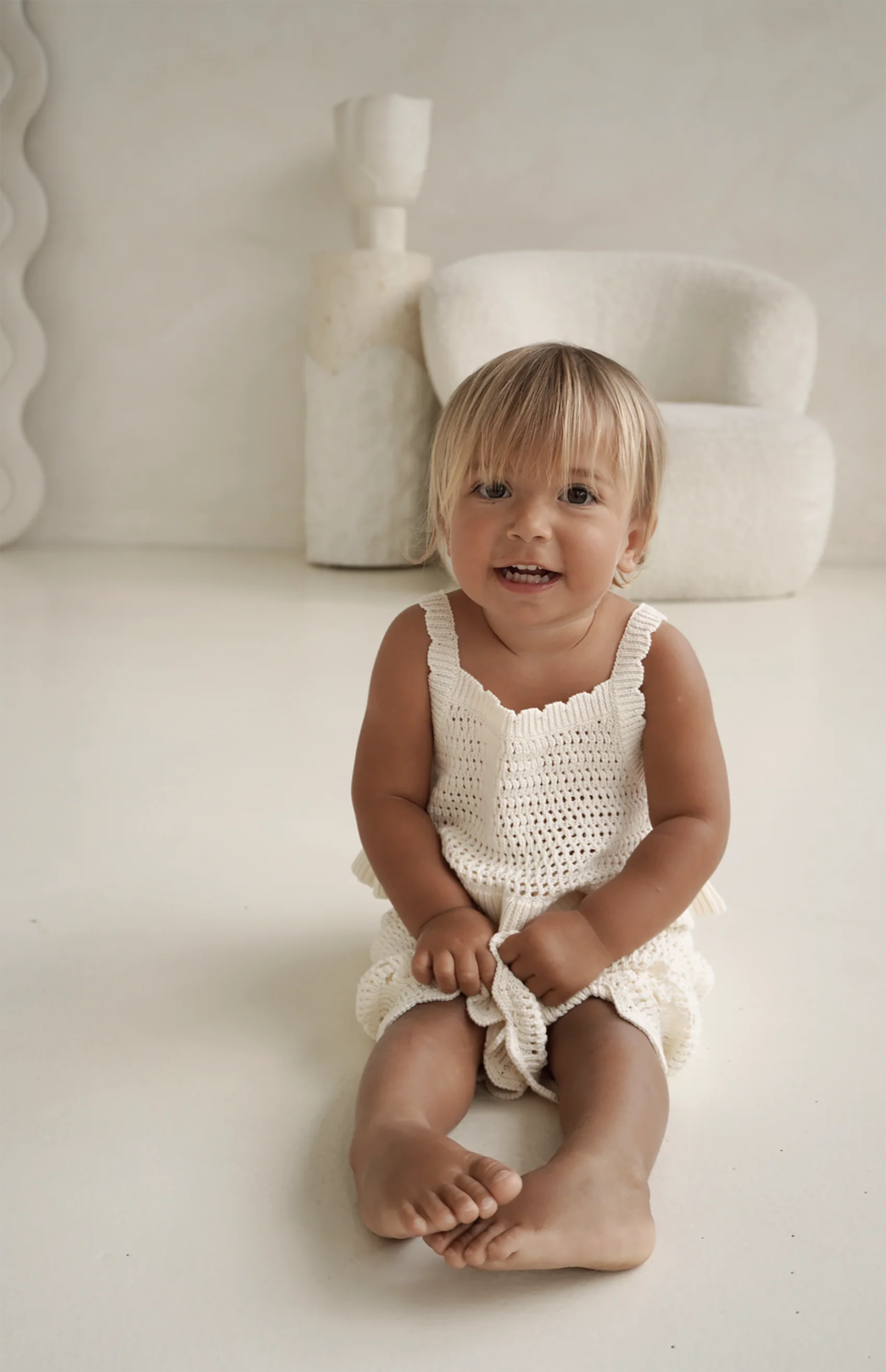 AVA CROCHET TOP - CREAM - Image 11