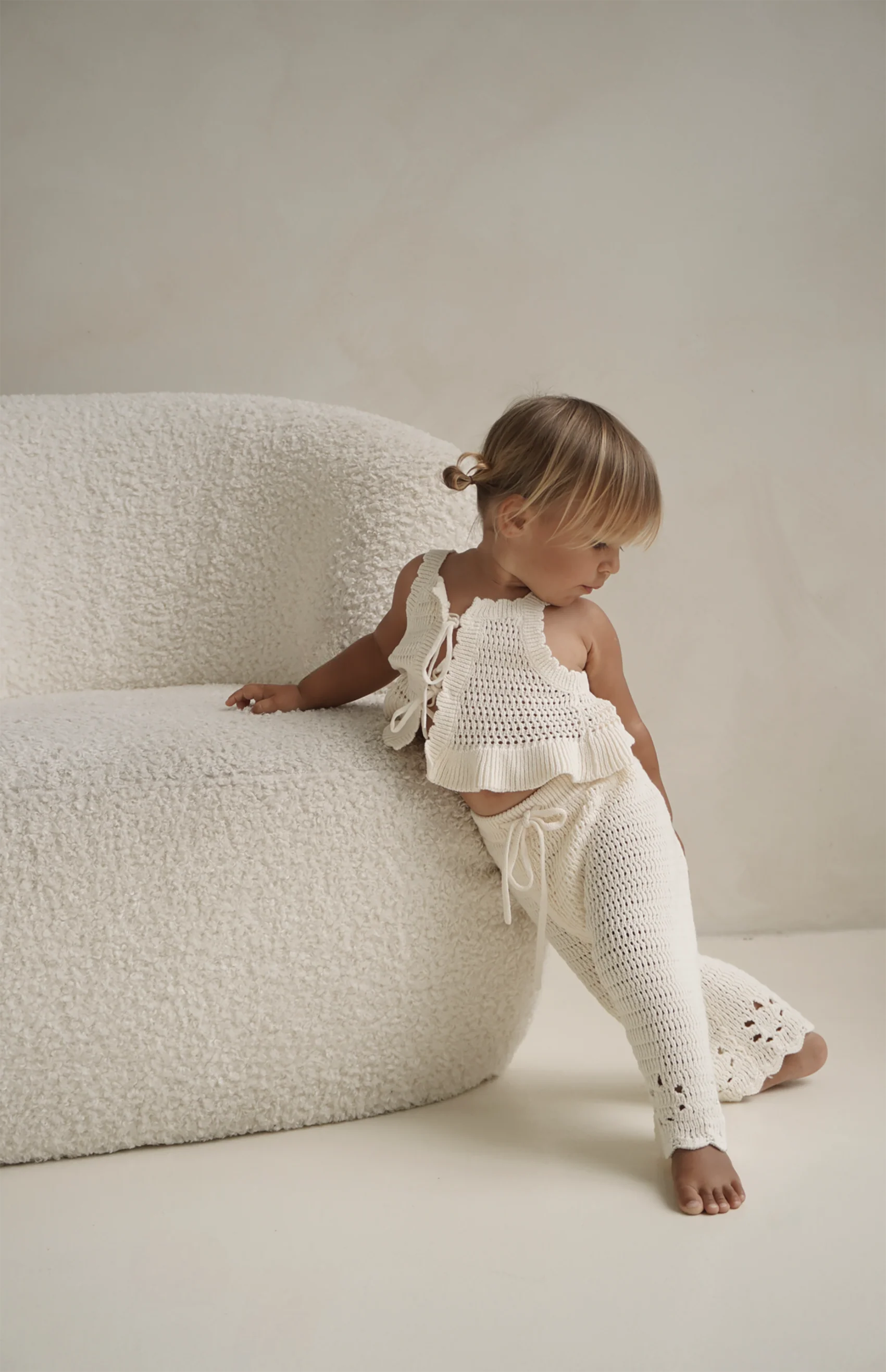 AVA CROCHET TOP - CREAM - Image 3