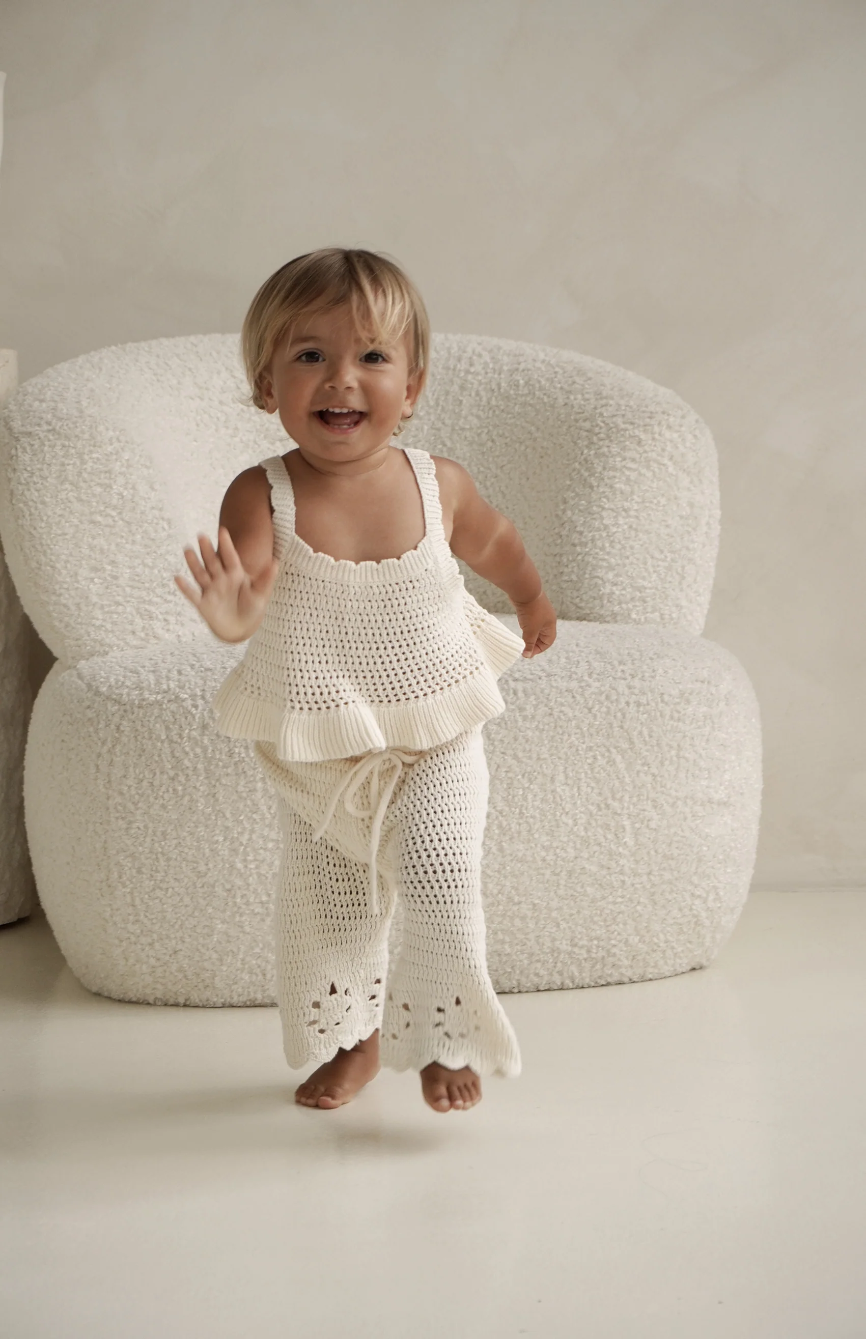 AVA CROCHET TOP - CREAM - Image 8