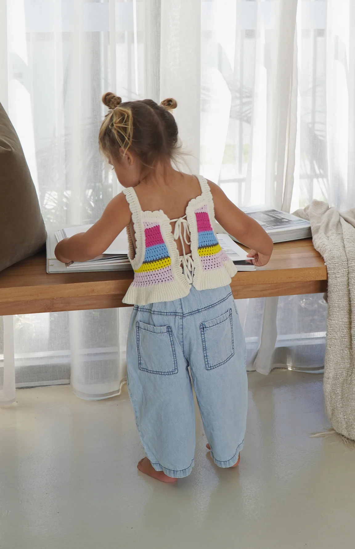 AVA CROCHET TOP - HAVANA