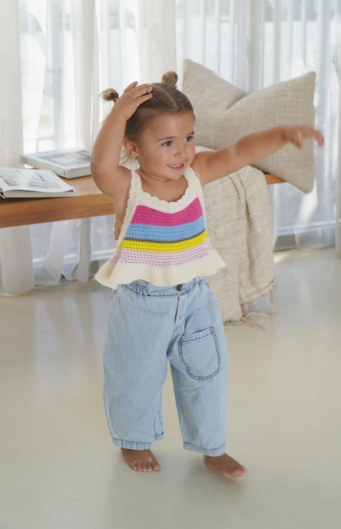 AVA CROCHET TOP - HAVANA - Image 2