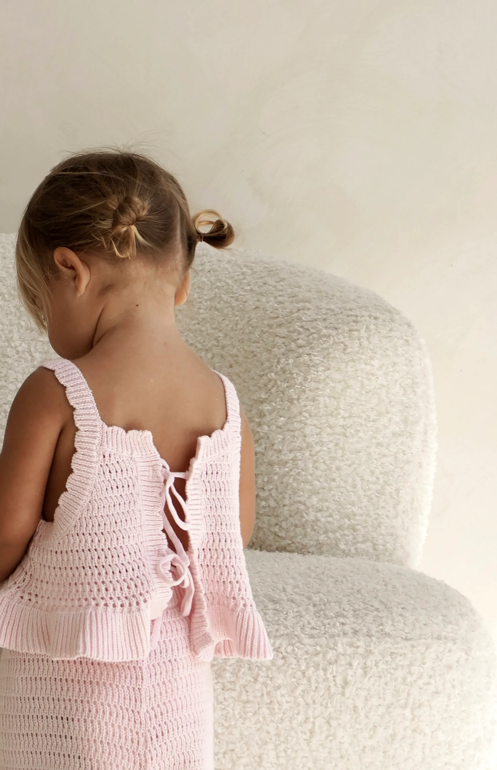 AVA CROCHET TOP - PINK - Image 7