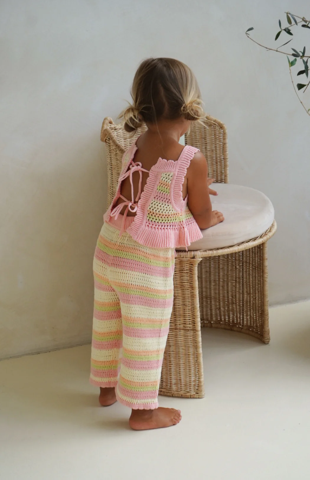 AVA CROCHET TOP - SORBET - Image 4