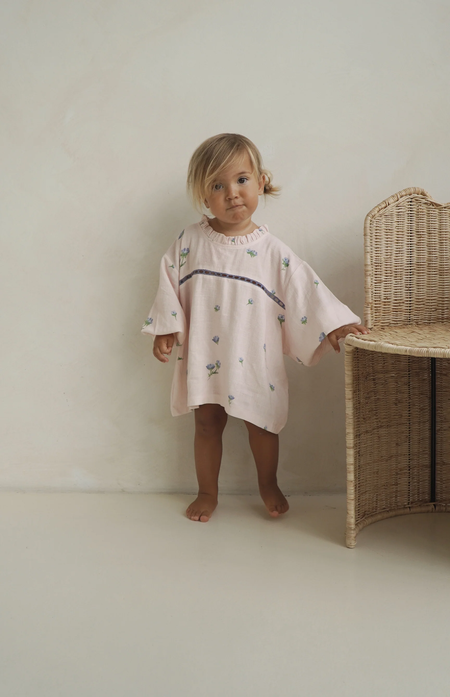 BELLE FLEUR DRESS - BLUSH - Image 4