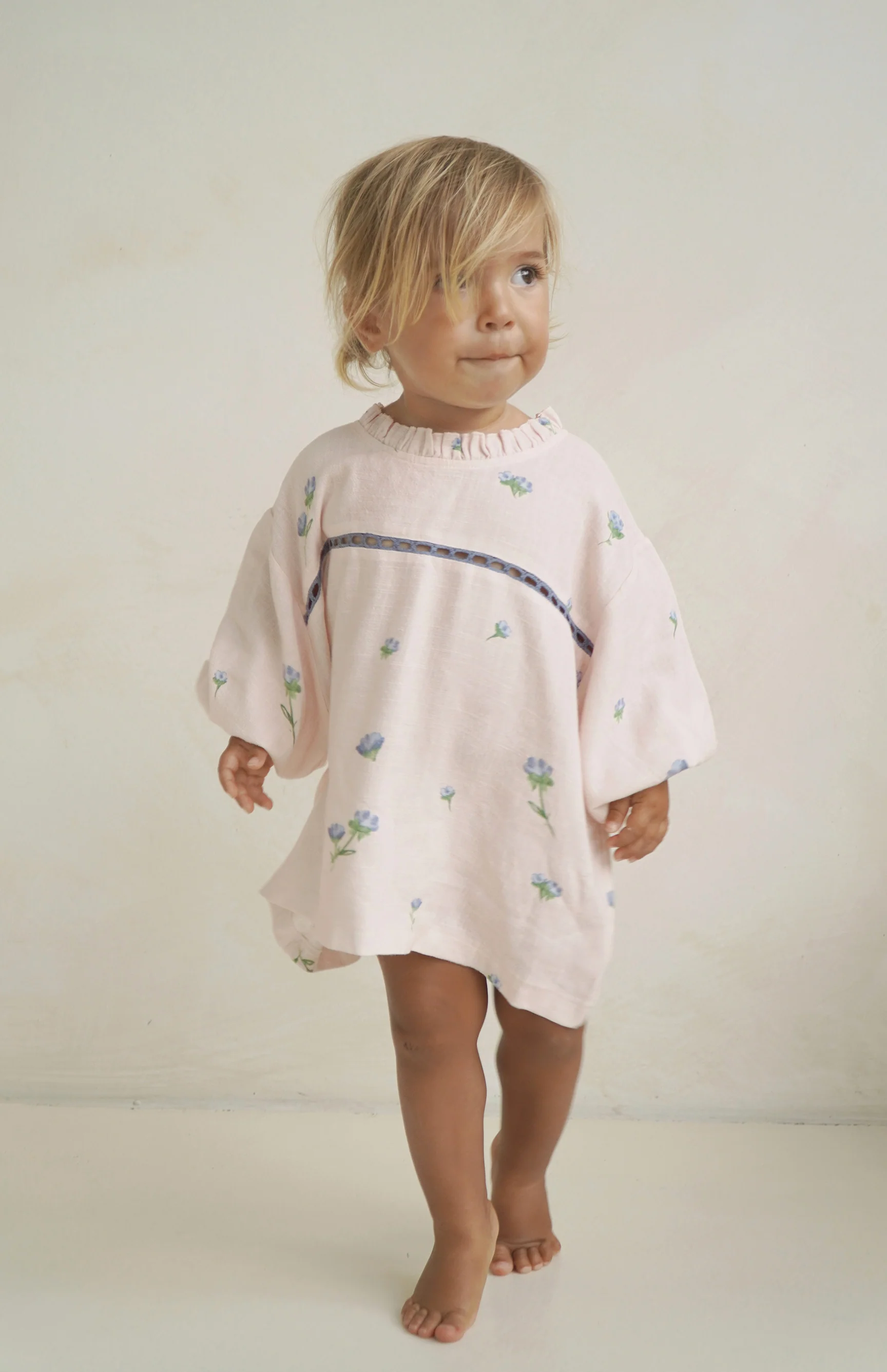 BELLE FLEUR DRESS - BLUSH - Image 6