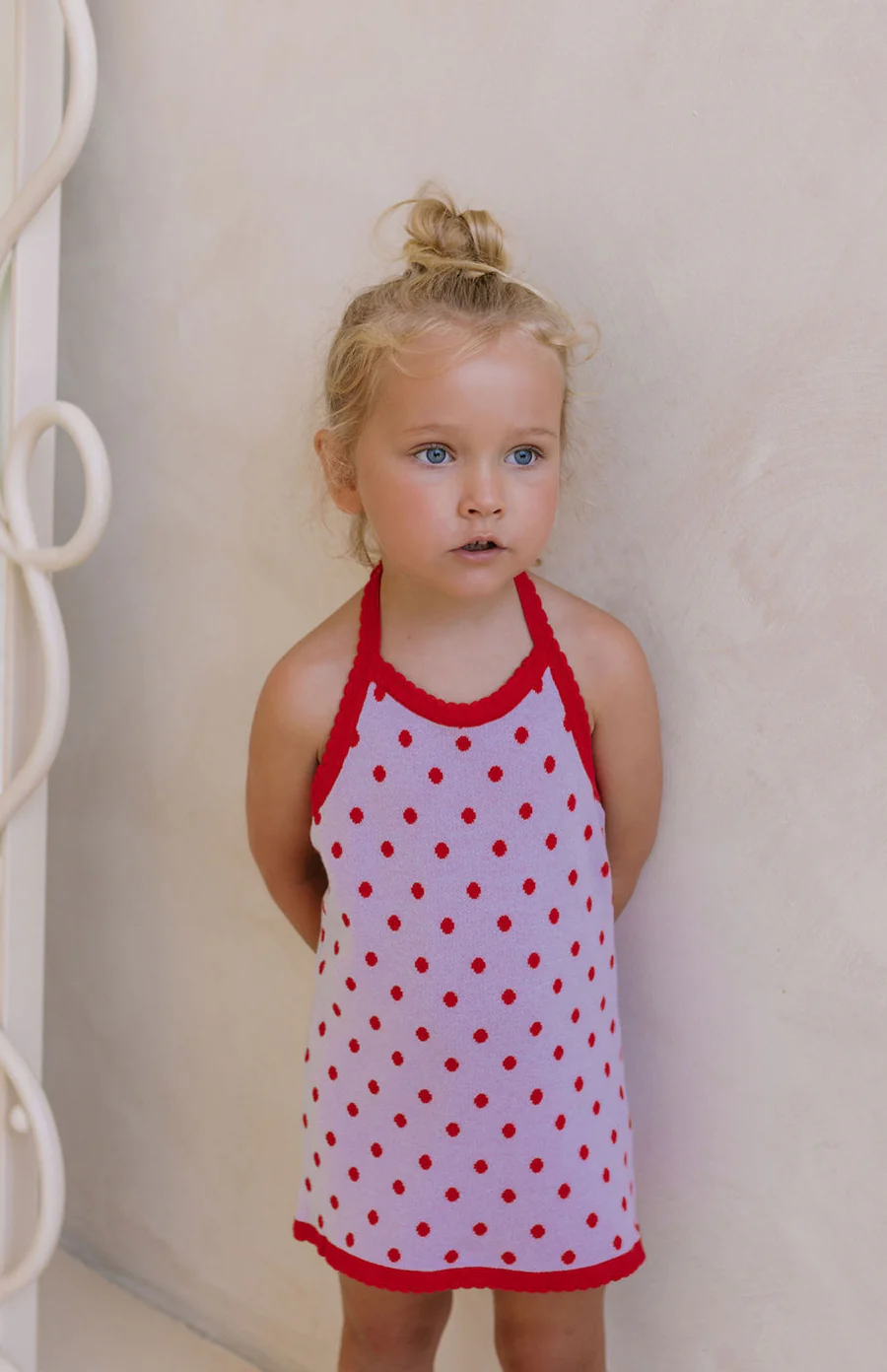 BIRDIE HALTER DRESS - CHERIE DOTTIE