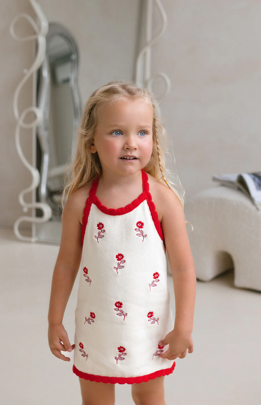 BIRDIE HALTER DRESS - LE JARDIN - Image 3