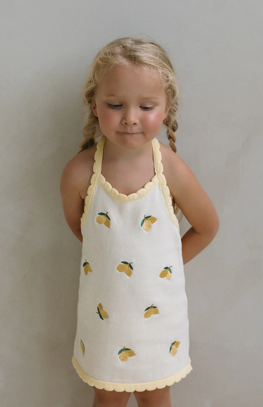 BIRDIE HALTER DRESS - LIMONE - Image 2