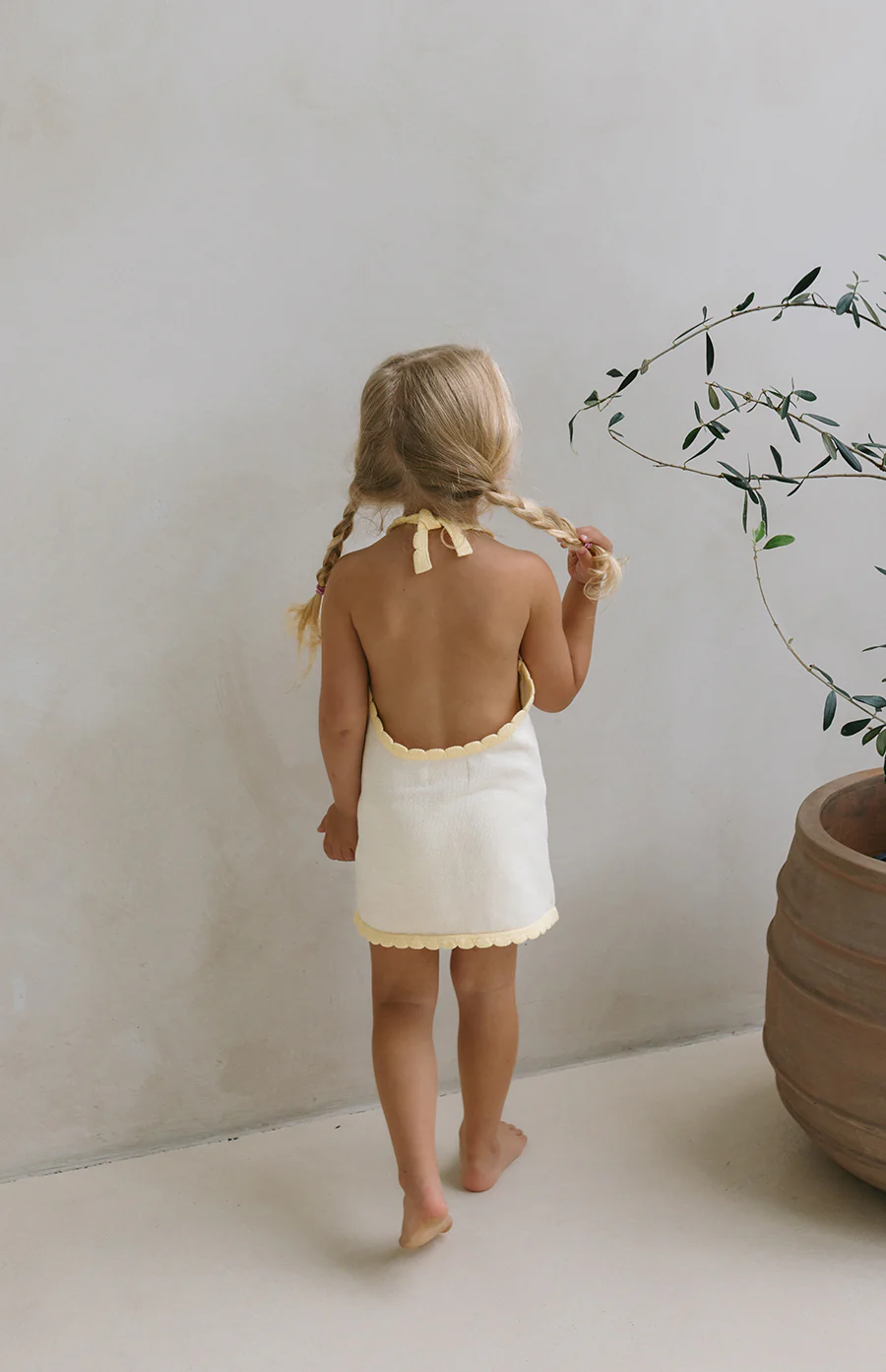 BIRDIE HALTER DRESS - LIMONE - Image 3