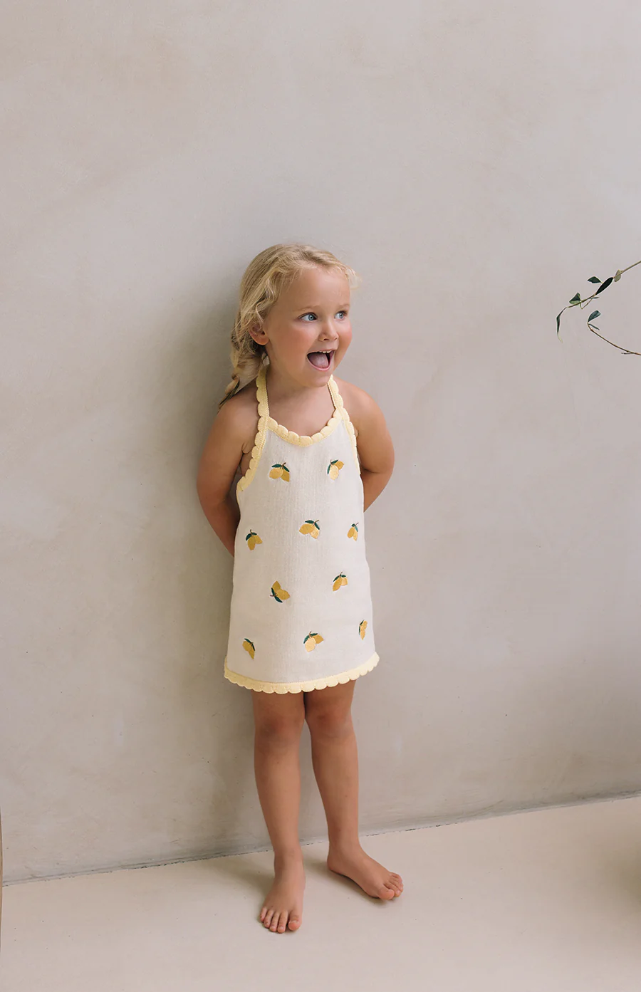 BIRDIE HALTER DRESS - LIMONE - Image 8