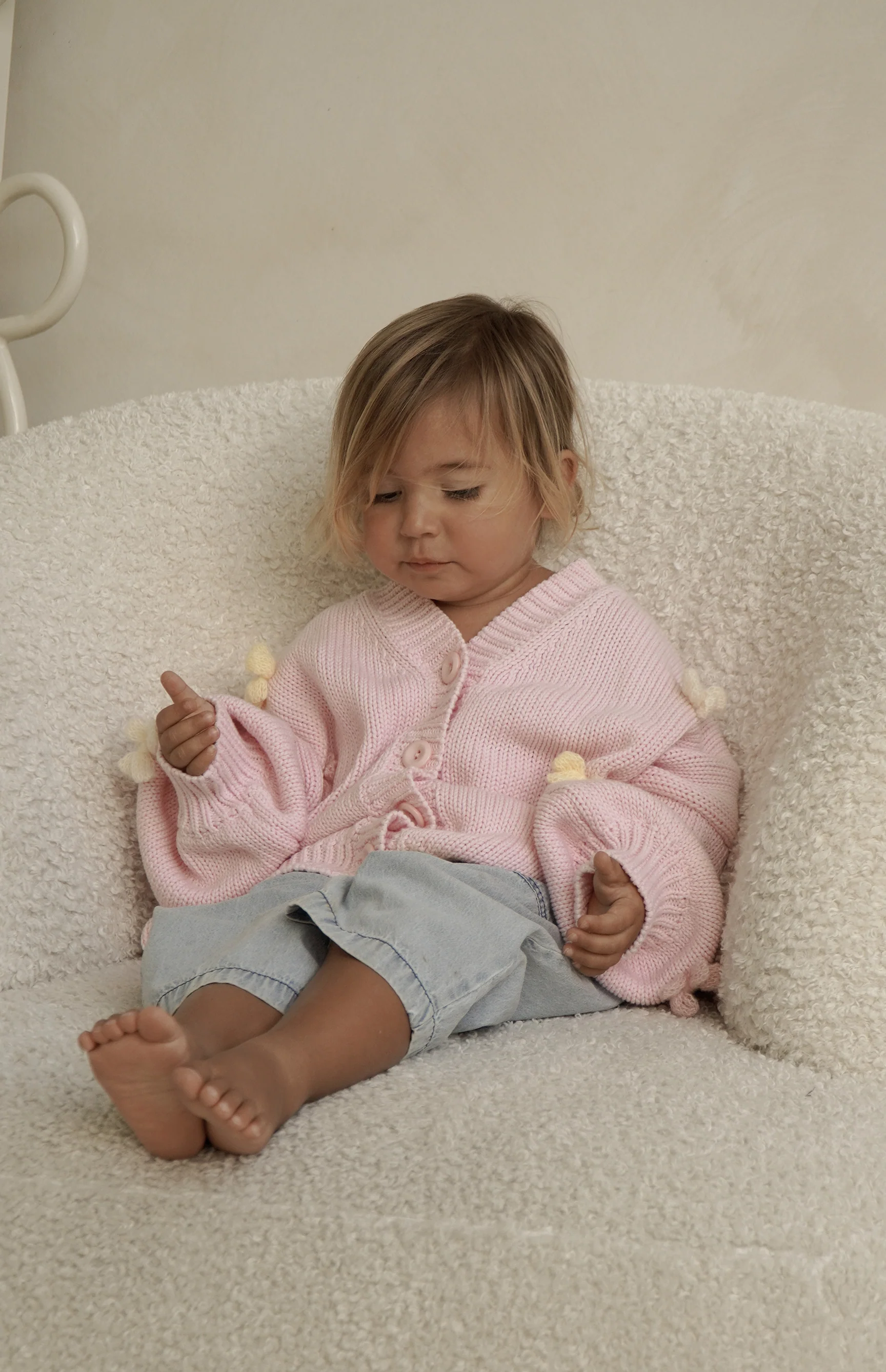 BLEU BELLE CARDIGAN - PINK - Image 3