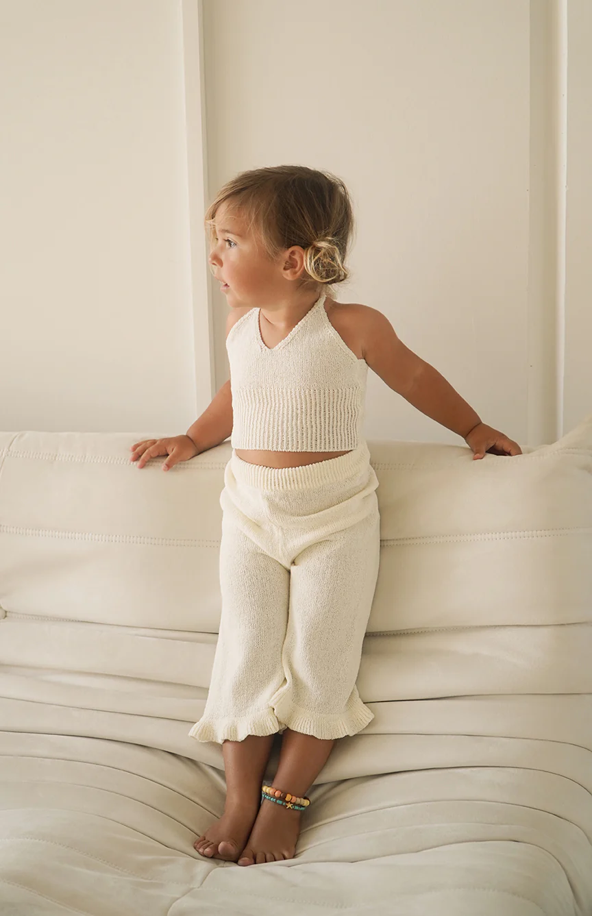 BONNIE HALTER TOP - CREAM - Image 3