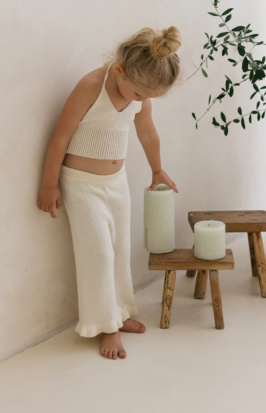 BONNIE HALTER TOP - CREAM - Image 7