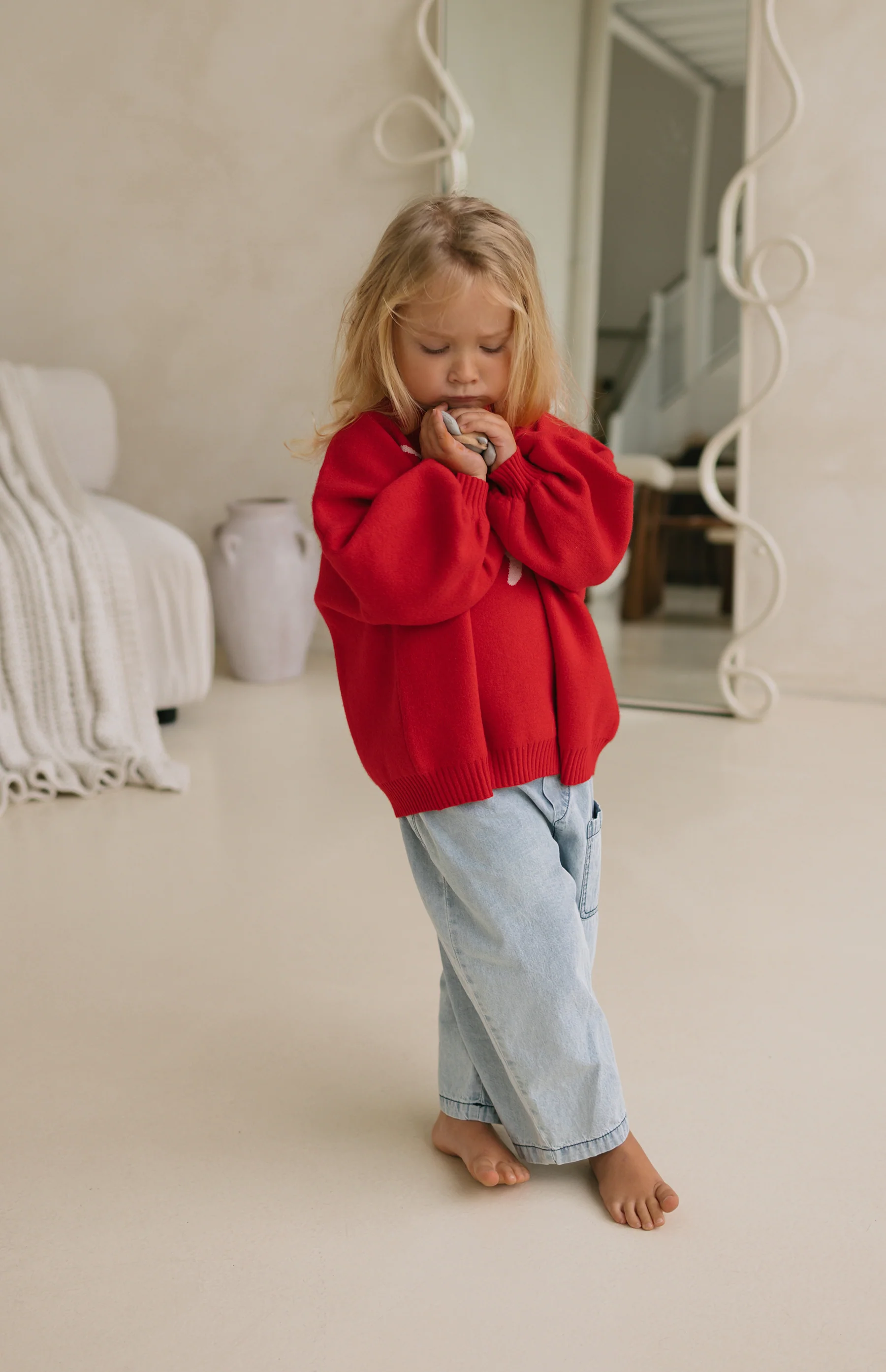 BOW ME OVER KNIT - RED - Image 5