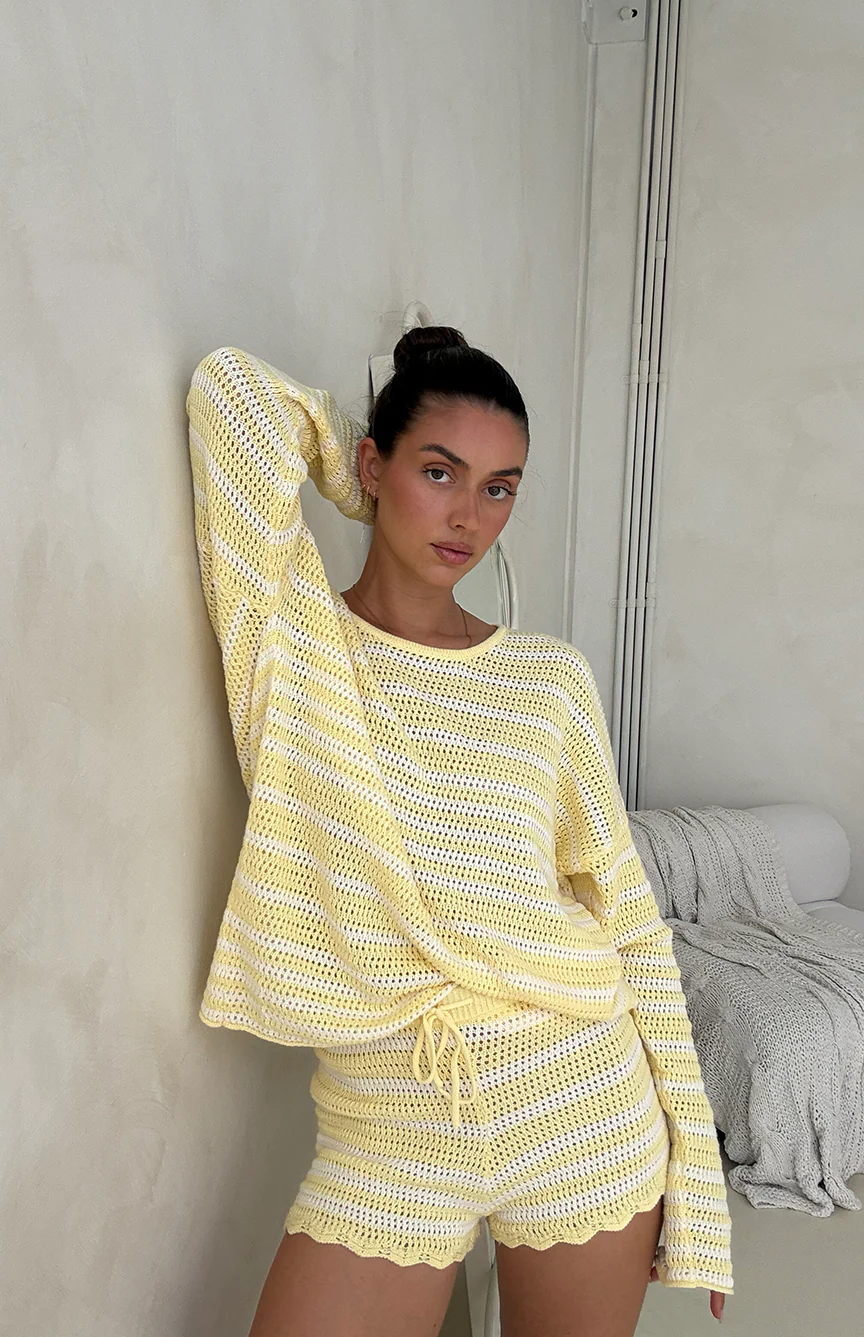 BUTTERCUP STRIPE SHORTS - MAMA - Image 5