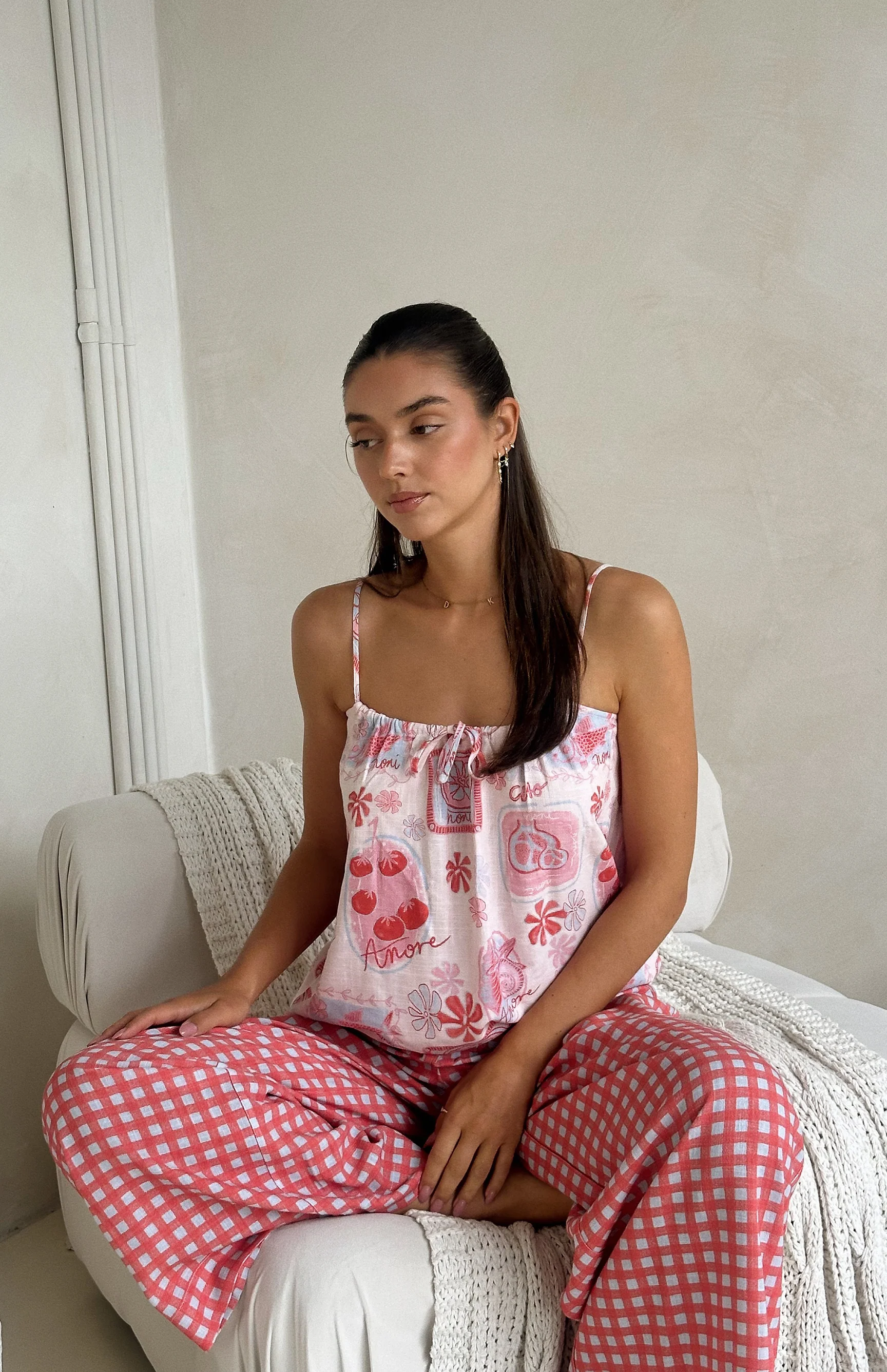 CAPRI GINGHAM PANT - MAMA - Image 3