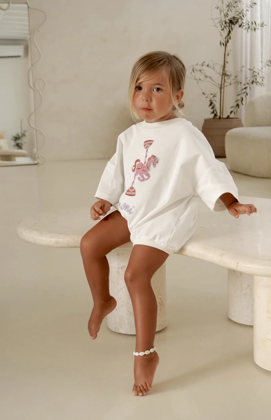CAROUSEL T SHIRT ROMPER - Image 5