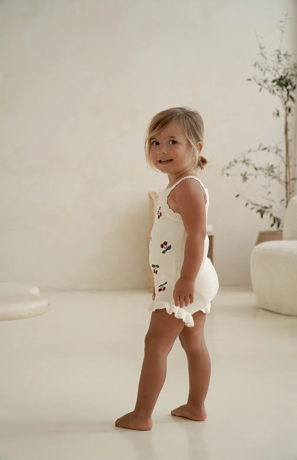 CHERRY KNIT ROMPER - Image 10
