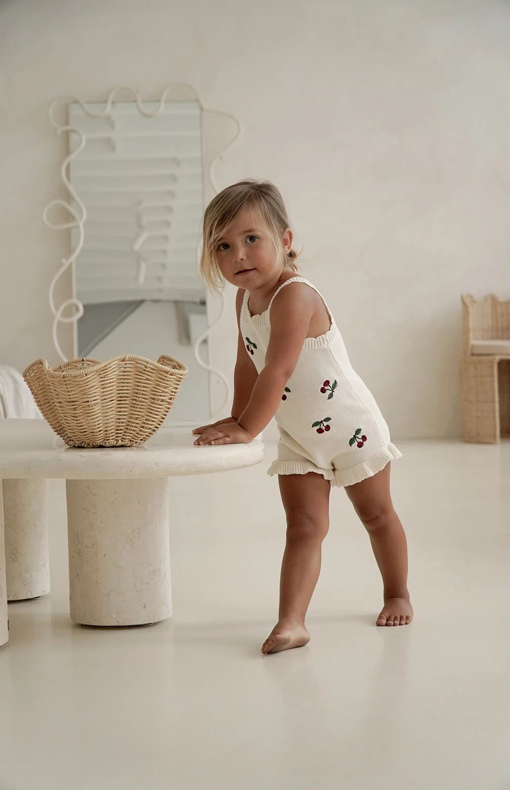 CHERRY KNIT ROMPER - Image 4