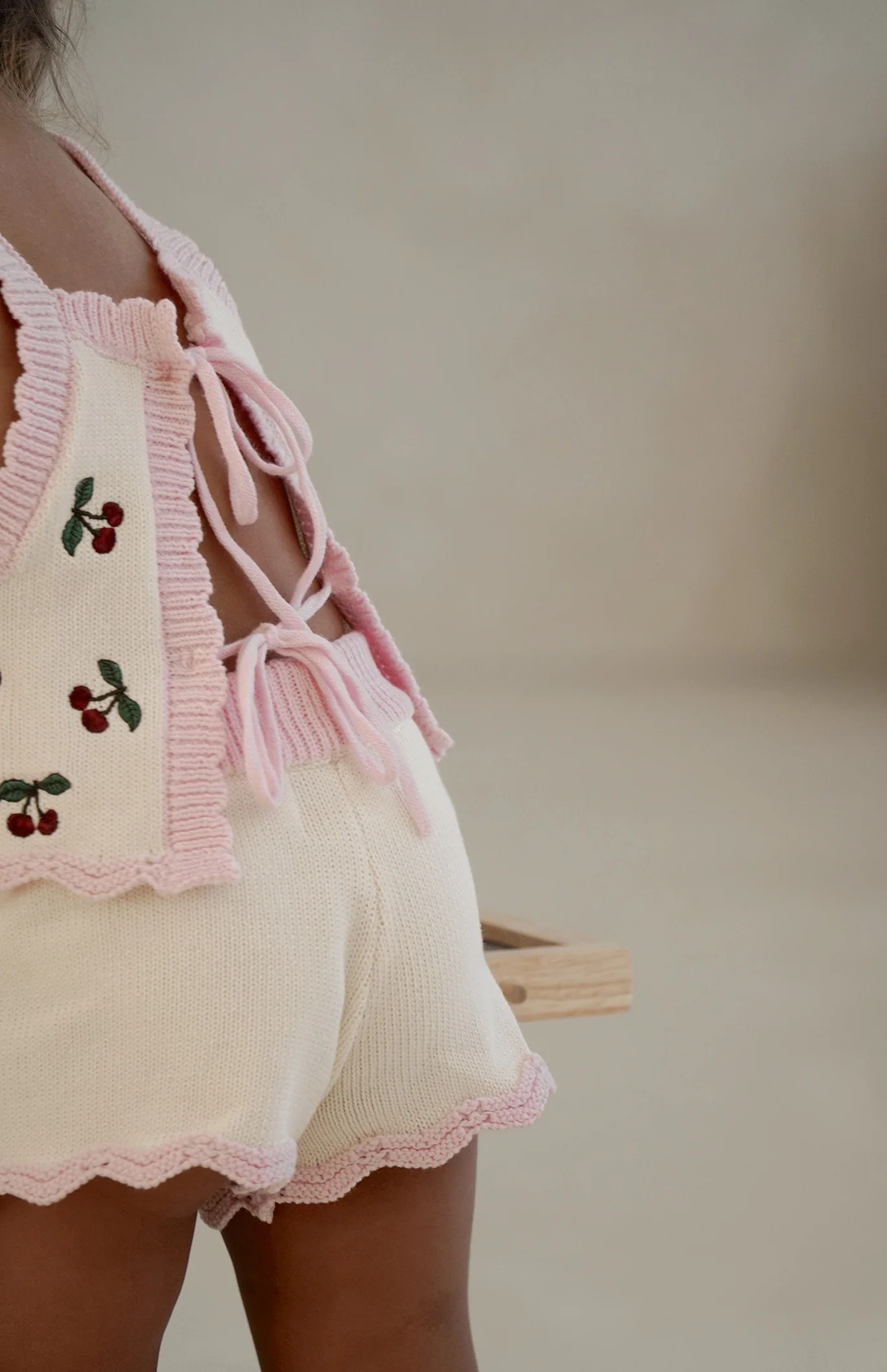 CHERRY KNIT SHORTS - Image 6