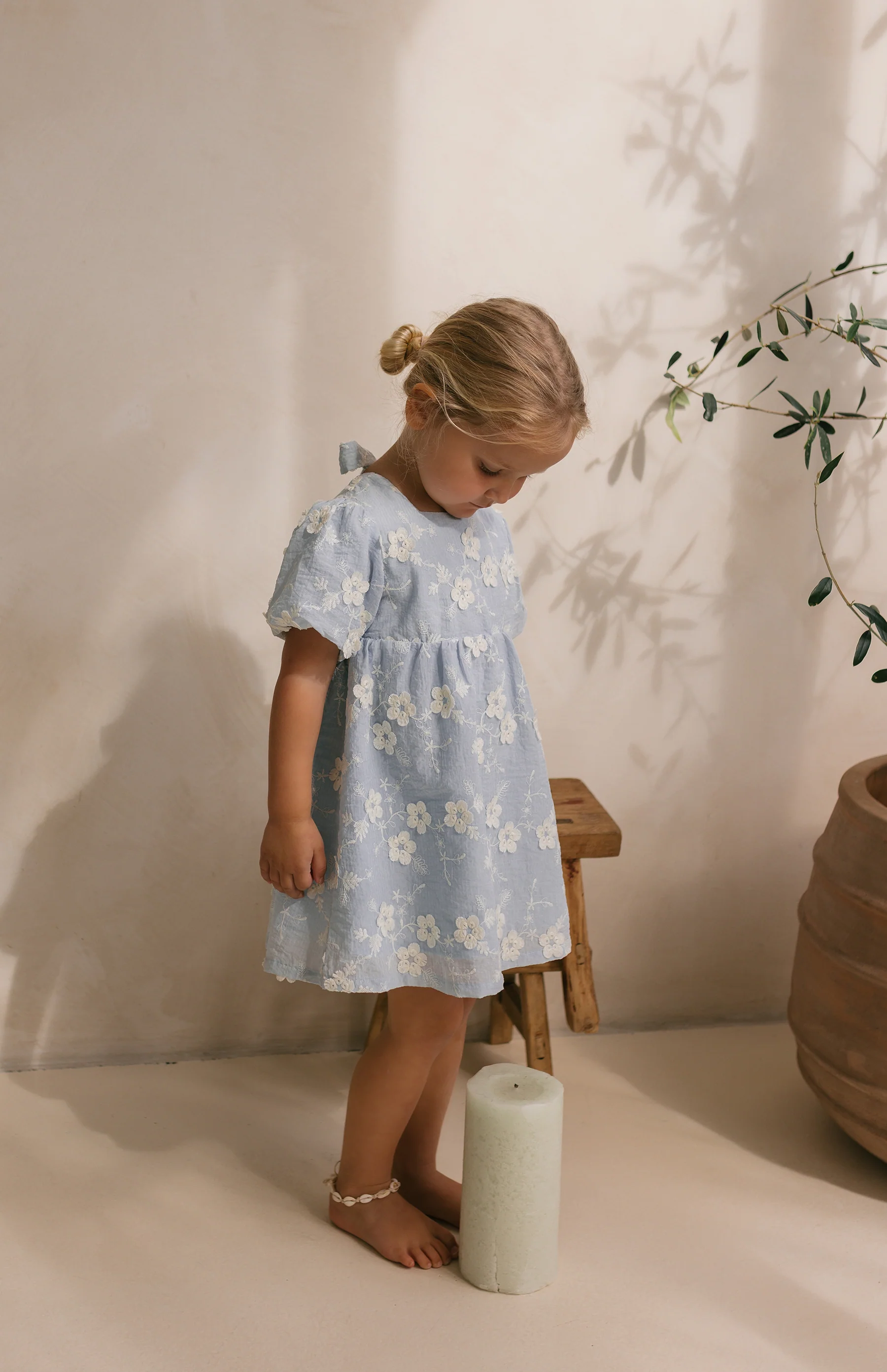 CORA DRESS - CELESTE BLUE - Image 2