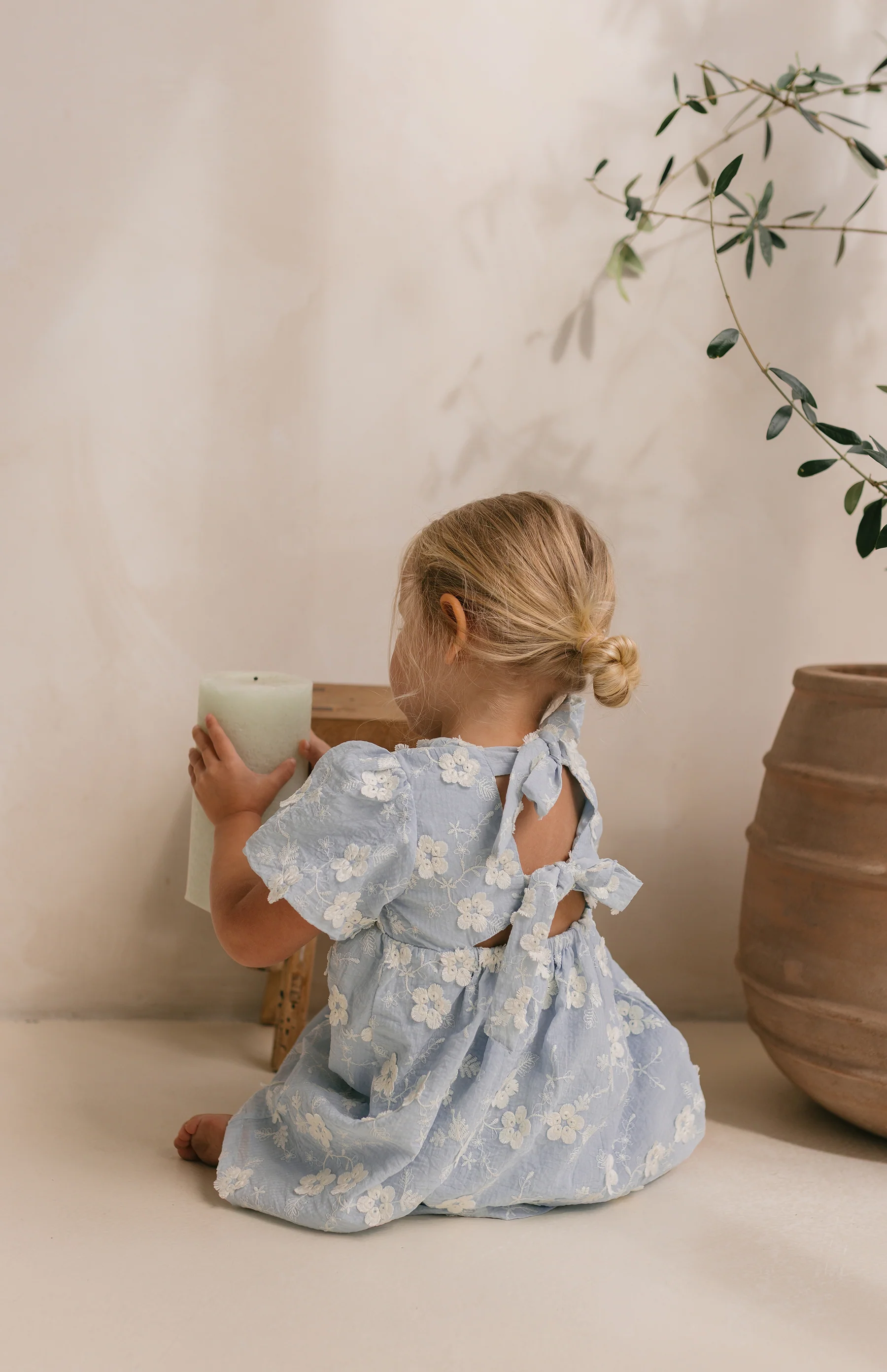 CORA DRESS - CELESTE BLUE - Image 3