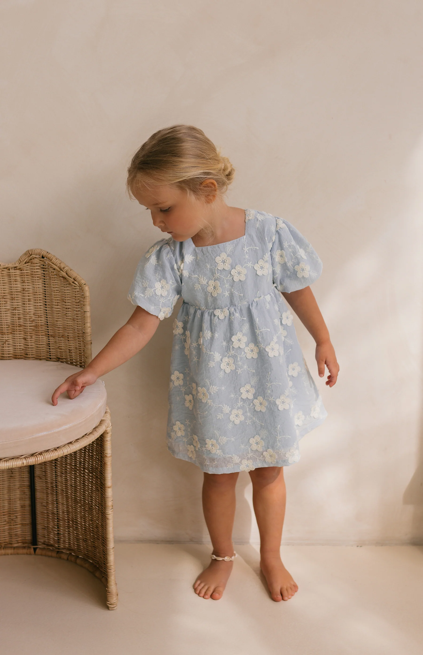 CORA DRESS - CELESTE BLUE - Image 4