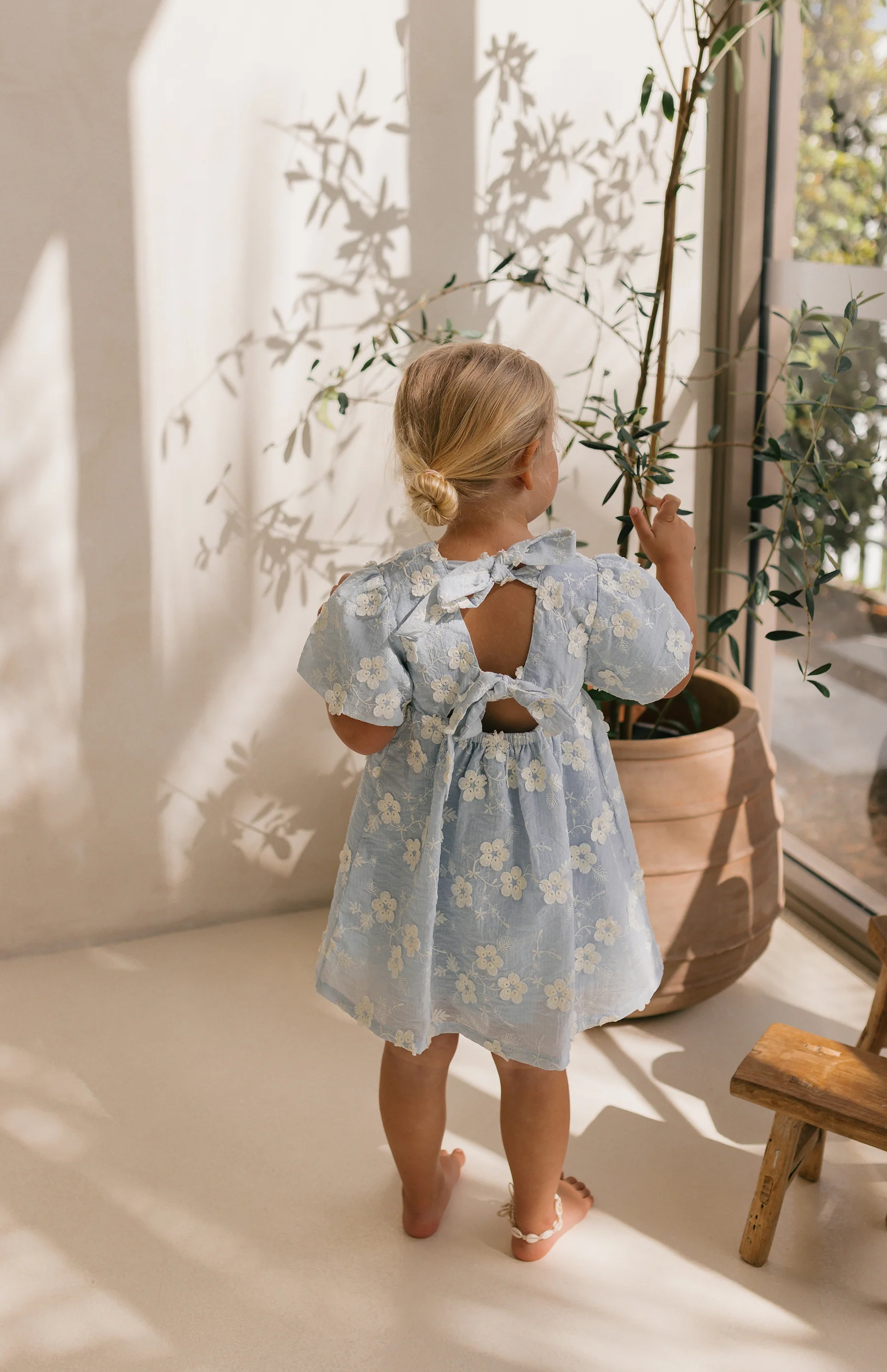CORA DRESS - CELESTE BLUE - Image 7