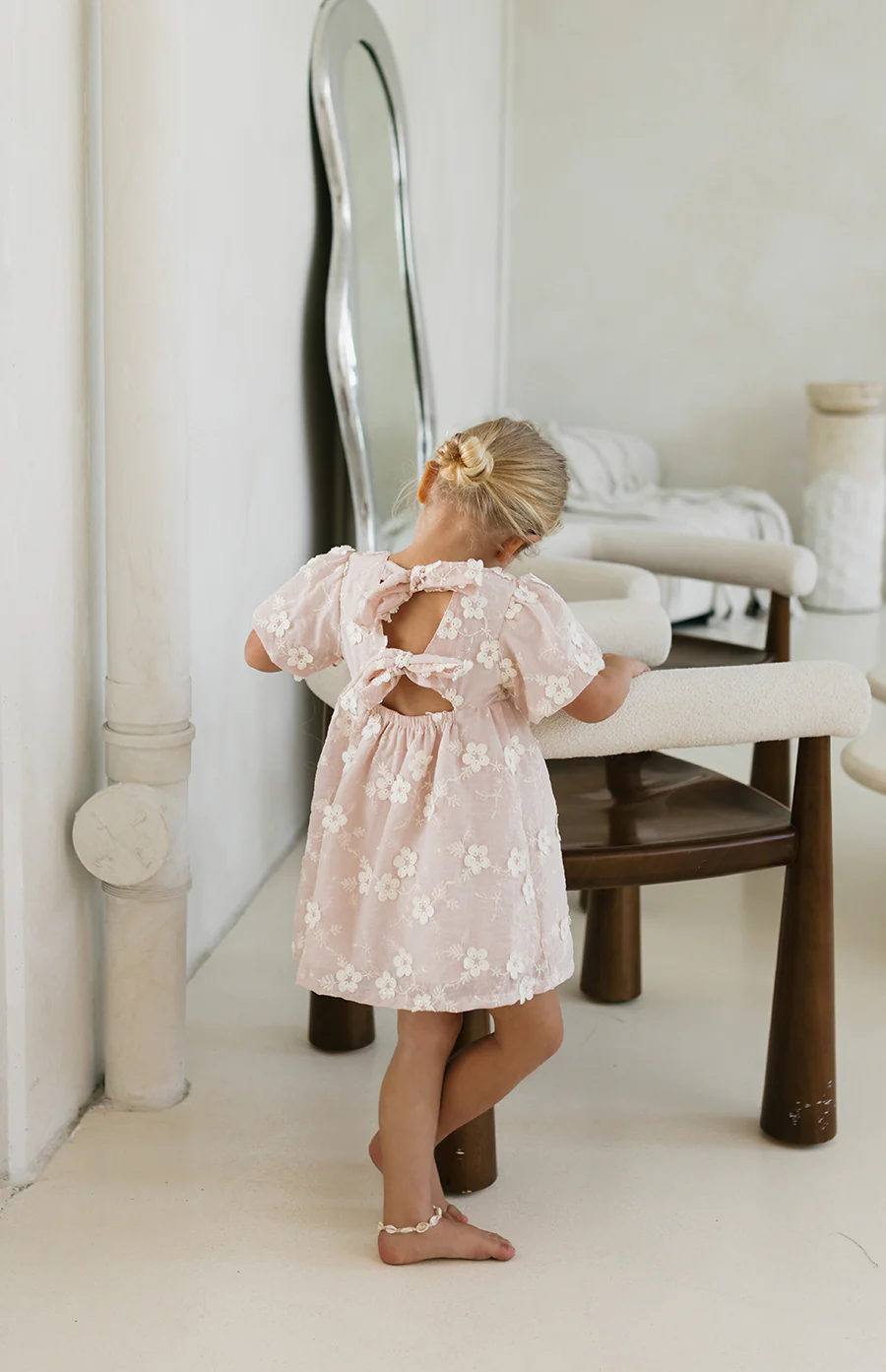 CORA DRESS - CELESTE BLUSH - Image 2