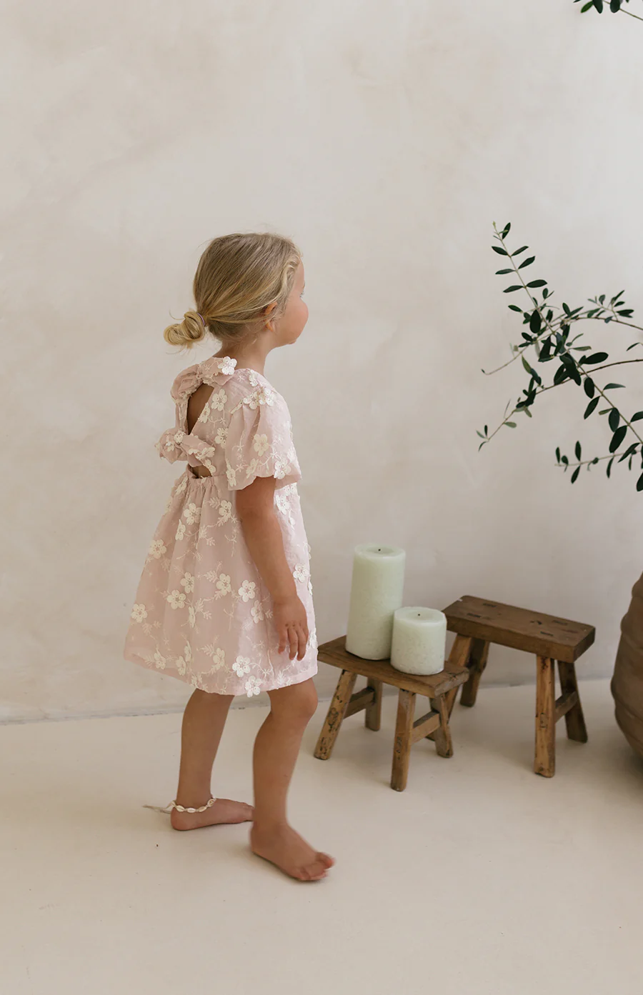 CORA DRESS - CELESTE BLUSH - Image 3