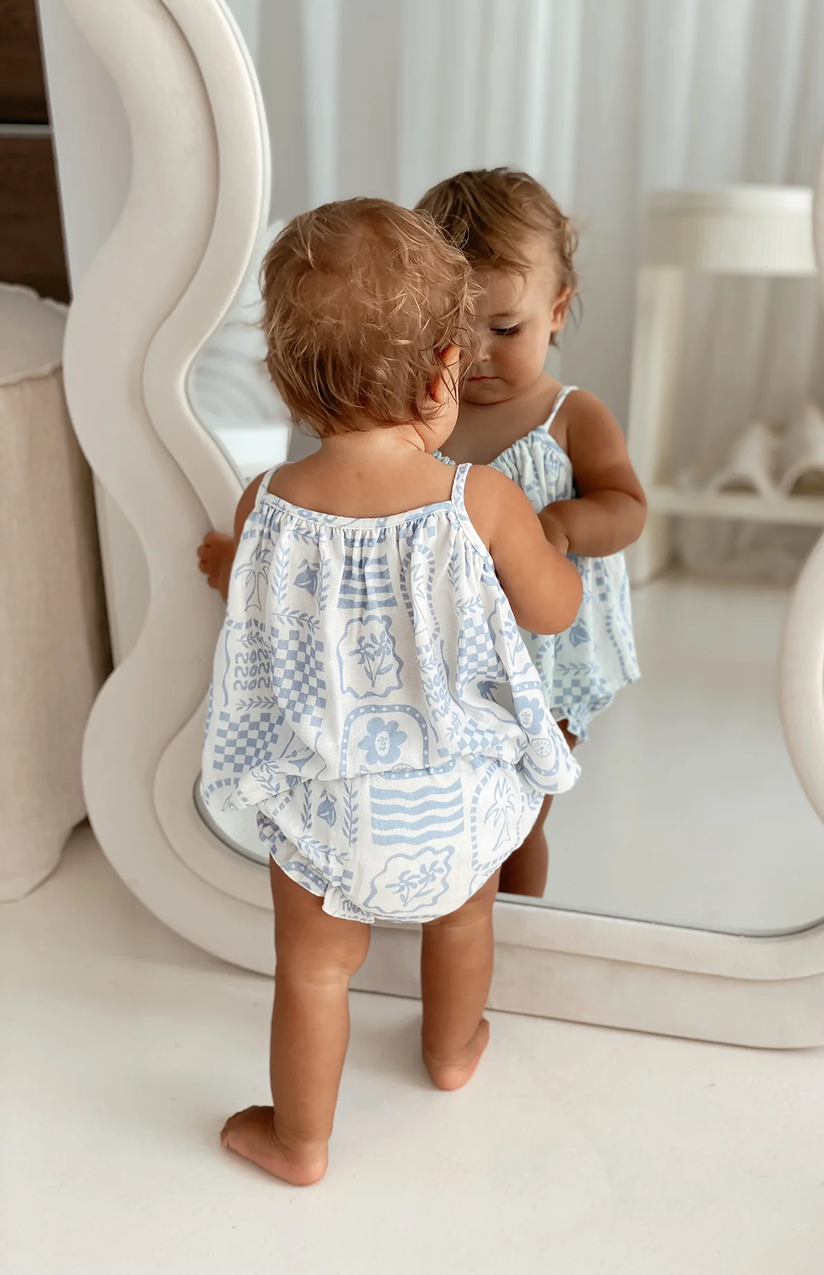 COSTA BLOOMER SET - BLUE/WHITE - Image 2