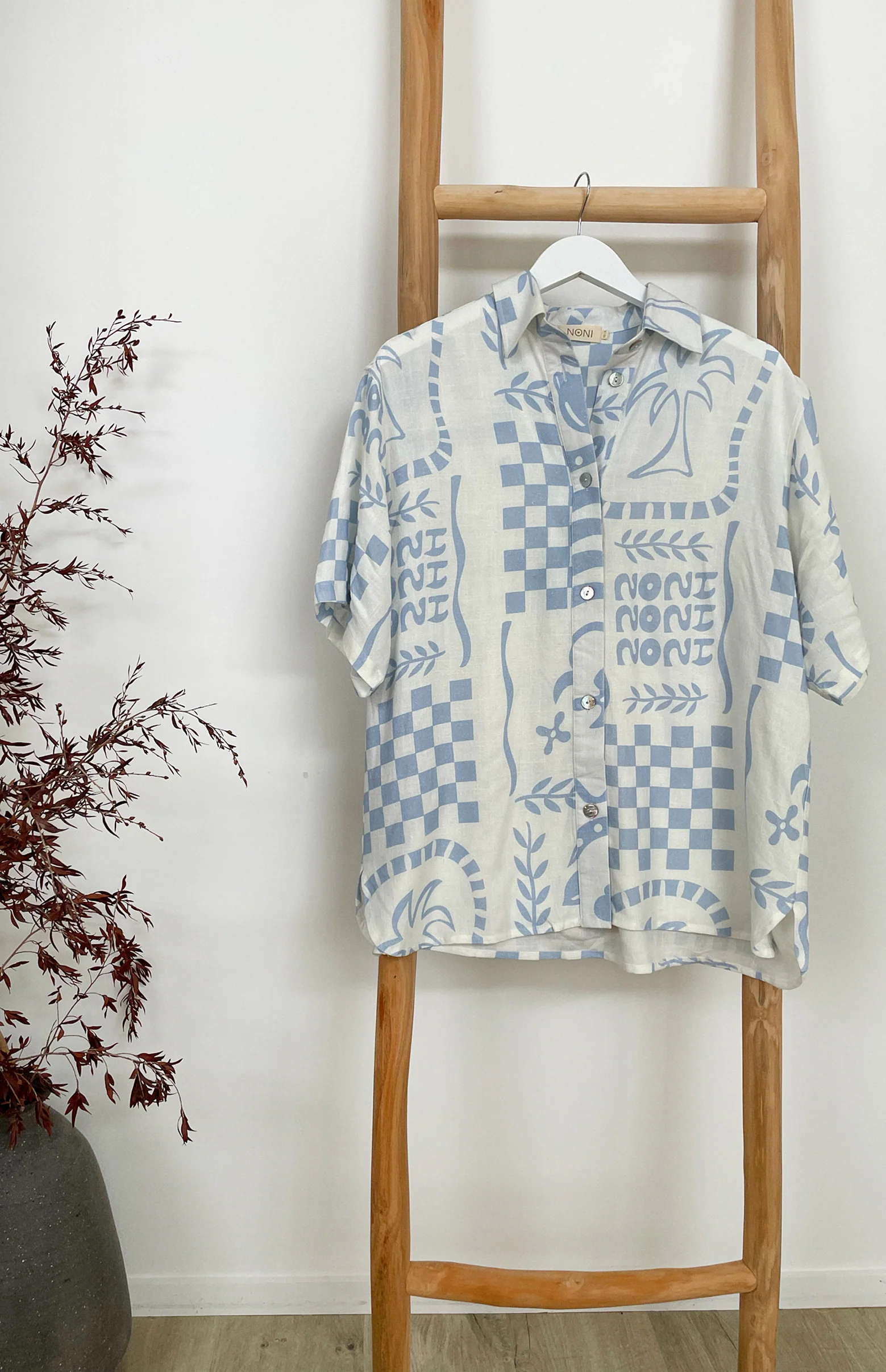 COSTA SHIRT BLUE/WHITE - MAMA - Image 3