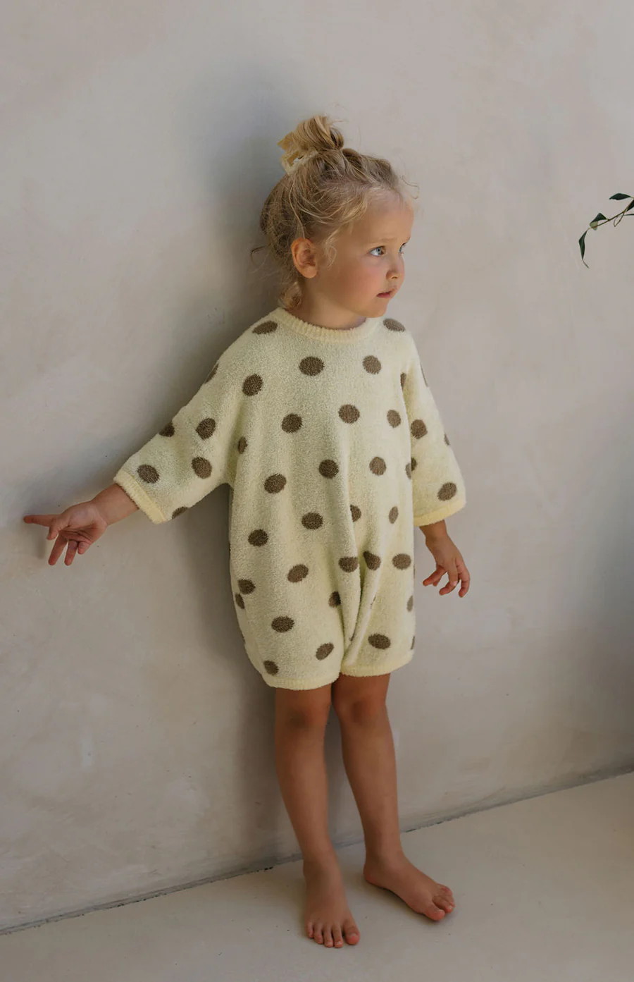 DOTTIE ROMPER - LEMON POLKA - Image 2