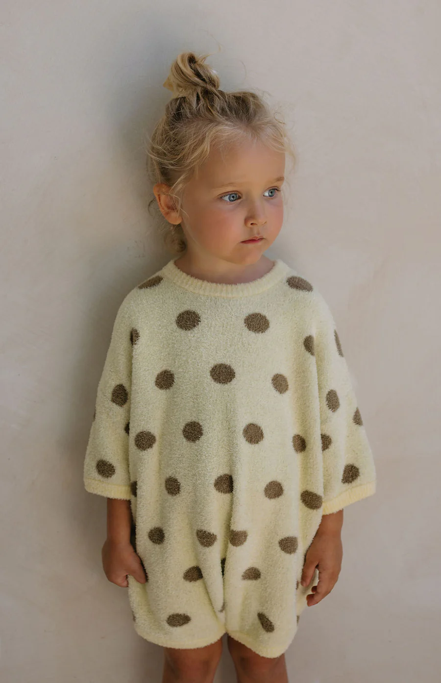 DOTTIE ROMPER - LEMON POLKA - Image 3