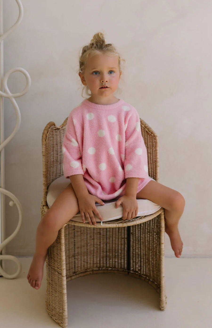 DOTTIE ROMPER - PINK POLKA - Image 3