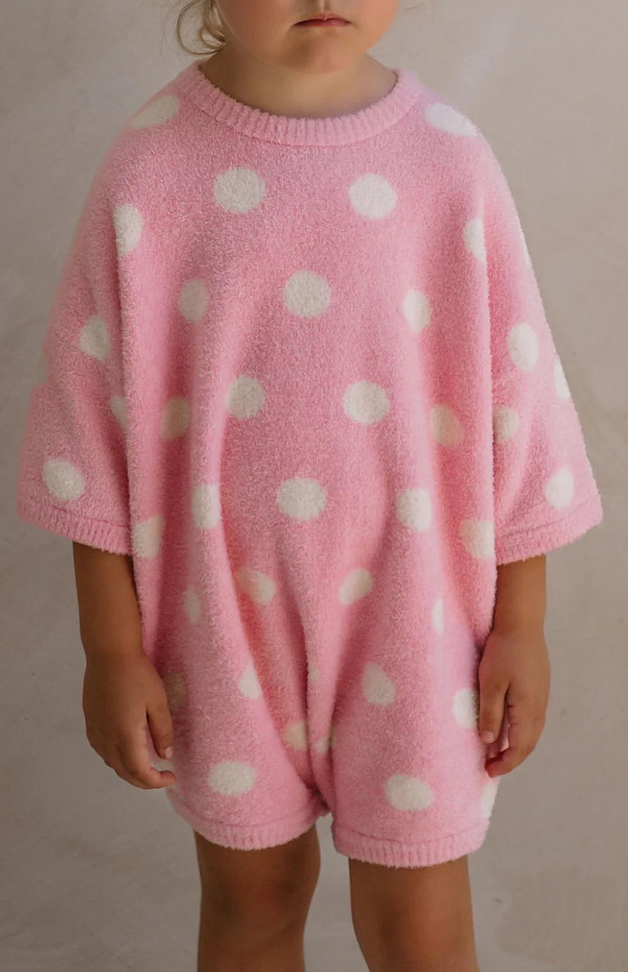 DOTTIE ROMPER - PINK POLKA - Image 4