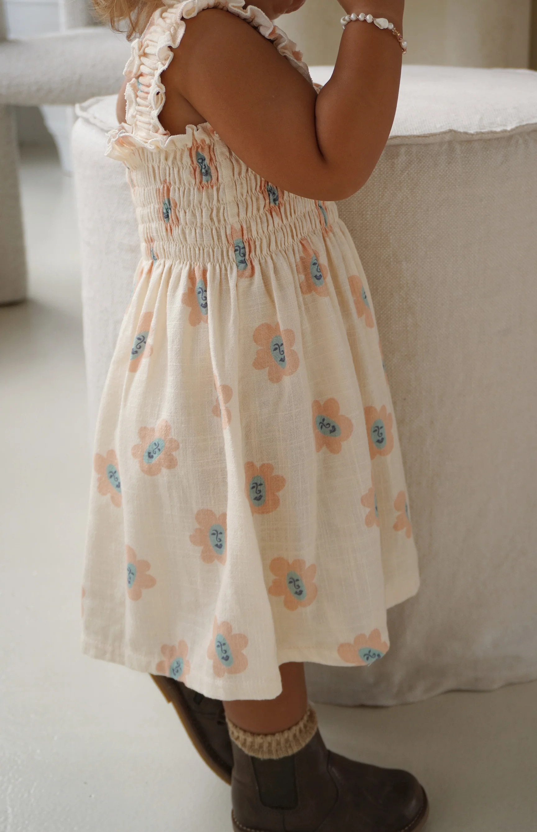 ESME DRESS - PEACHY BLOOMS - Image 6