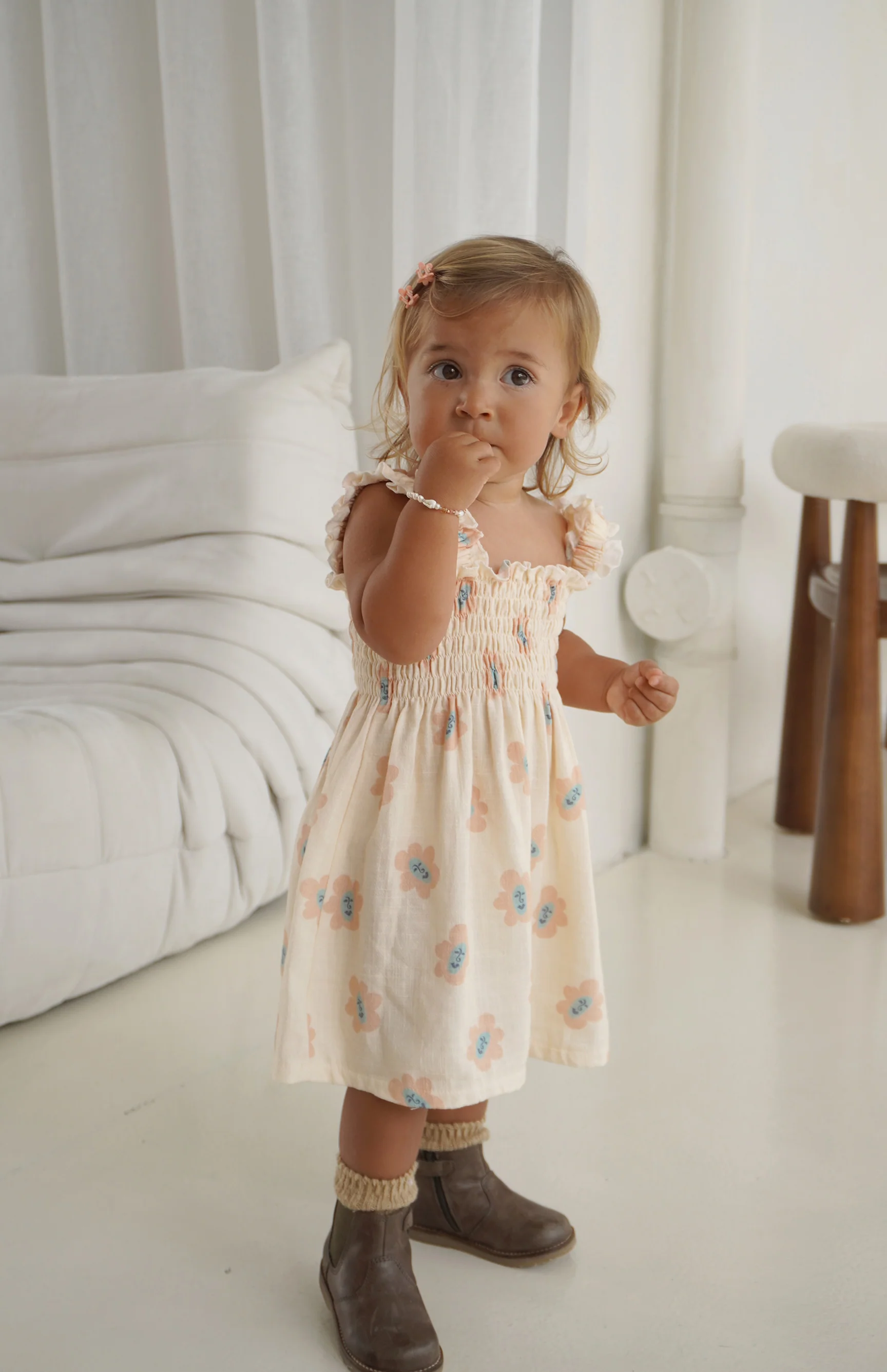 ESME DRESS - PEACHY BLOOMS - Image 8