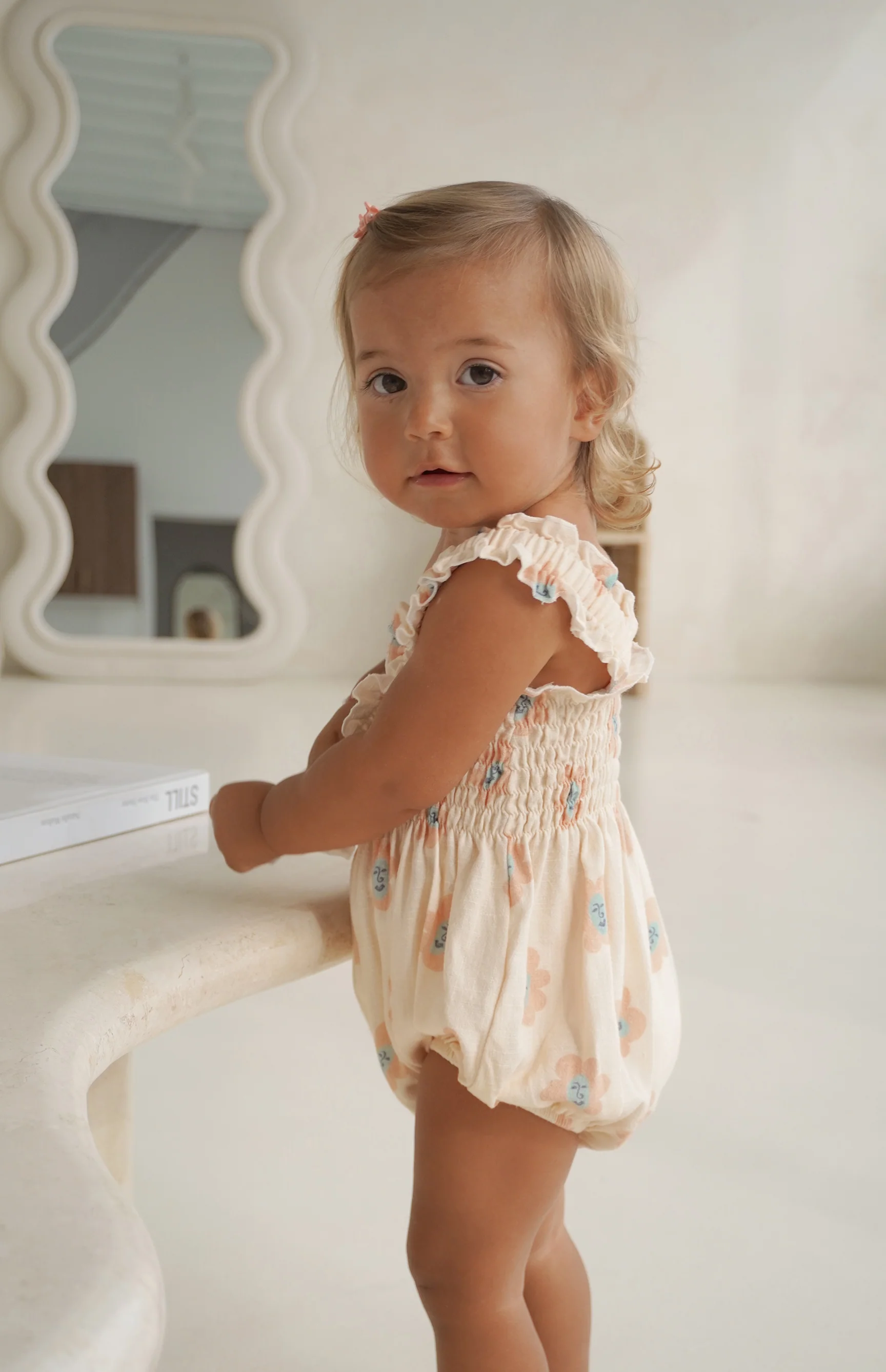 ESME ROMPER - PEACHY BLOOMS - Image 2
