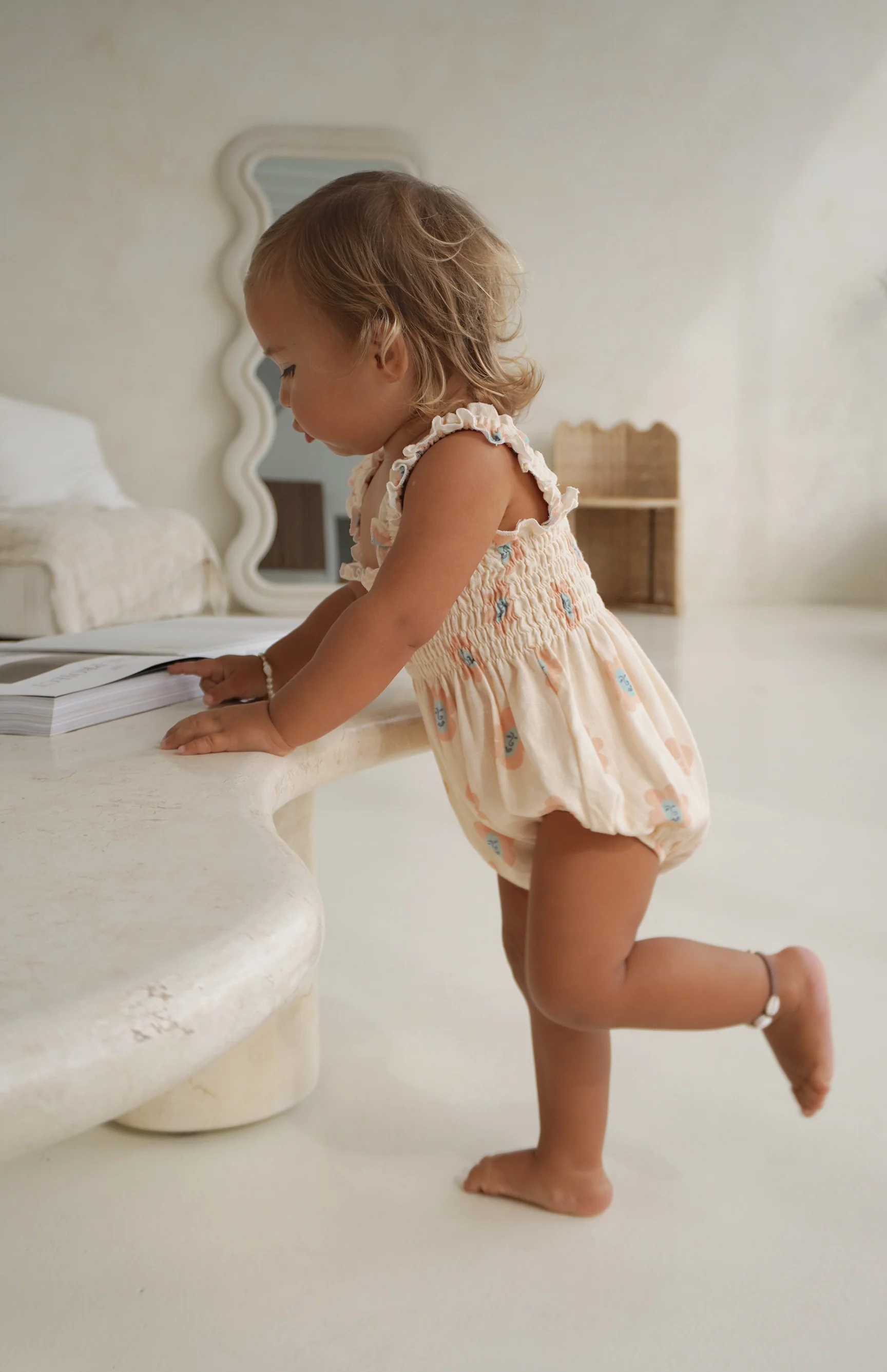 ESME ROMPER - PEACHY BLOOMS - Image 6