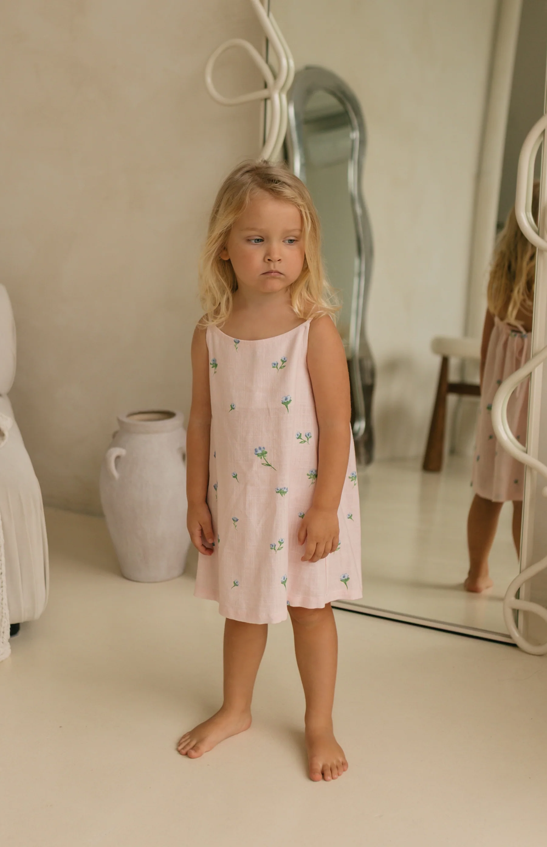 FLORENCE DRESS - BELLE FLEUR BLUSH - Image 4