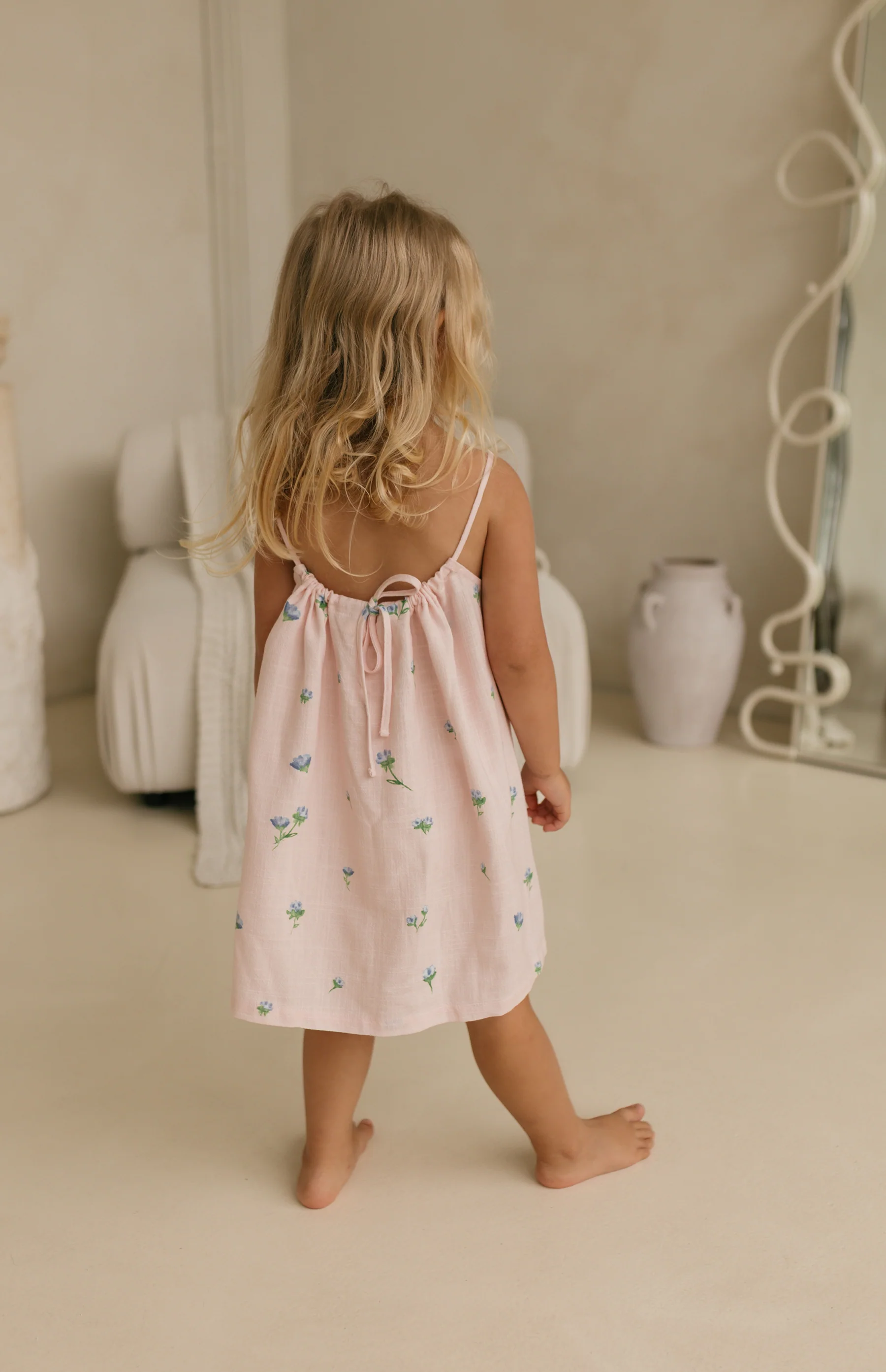 FLORENCE DRESS - BELLE FLEUR BLUSH - Image 5