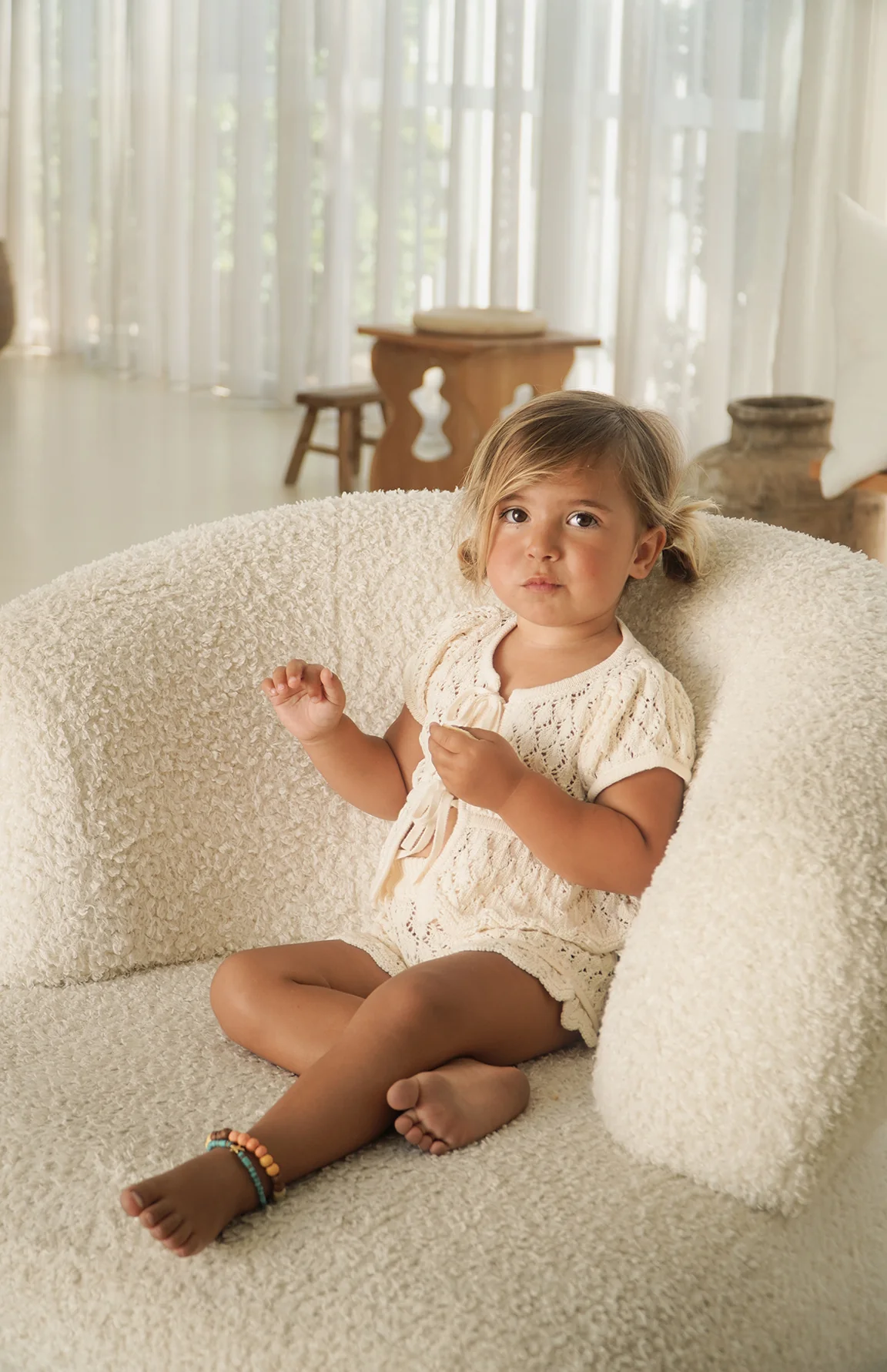 GIGI CROCHET TOP - CREAM - Image 4