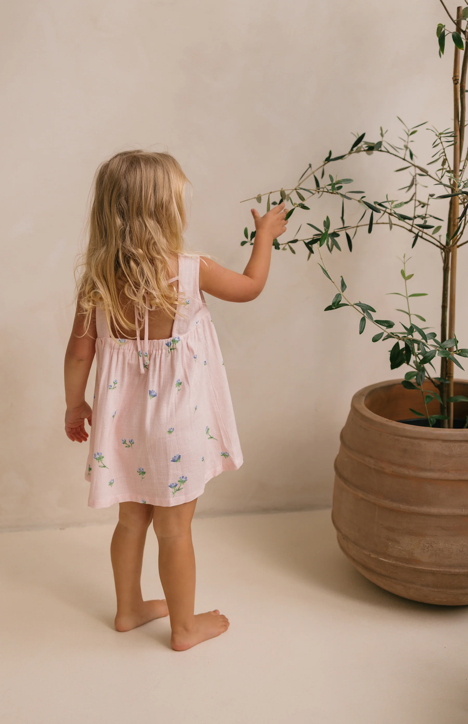 GOLDIE DRESS - BELLE FLEUR BLUSH - Image 2